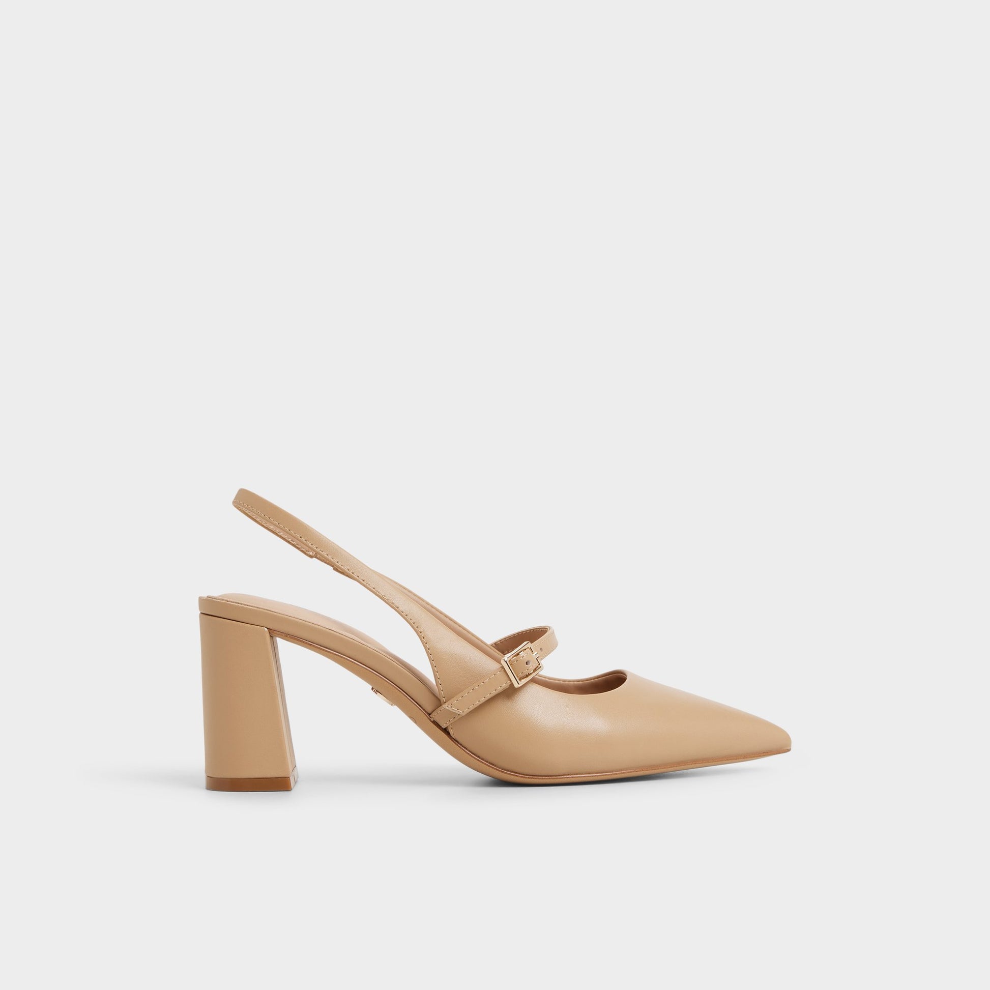 Vue principale de Beige Vestian Talon haut à bride arrière pour Femmes