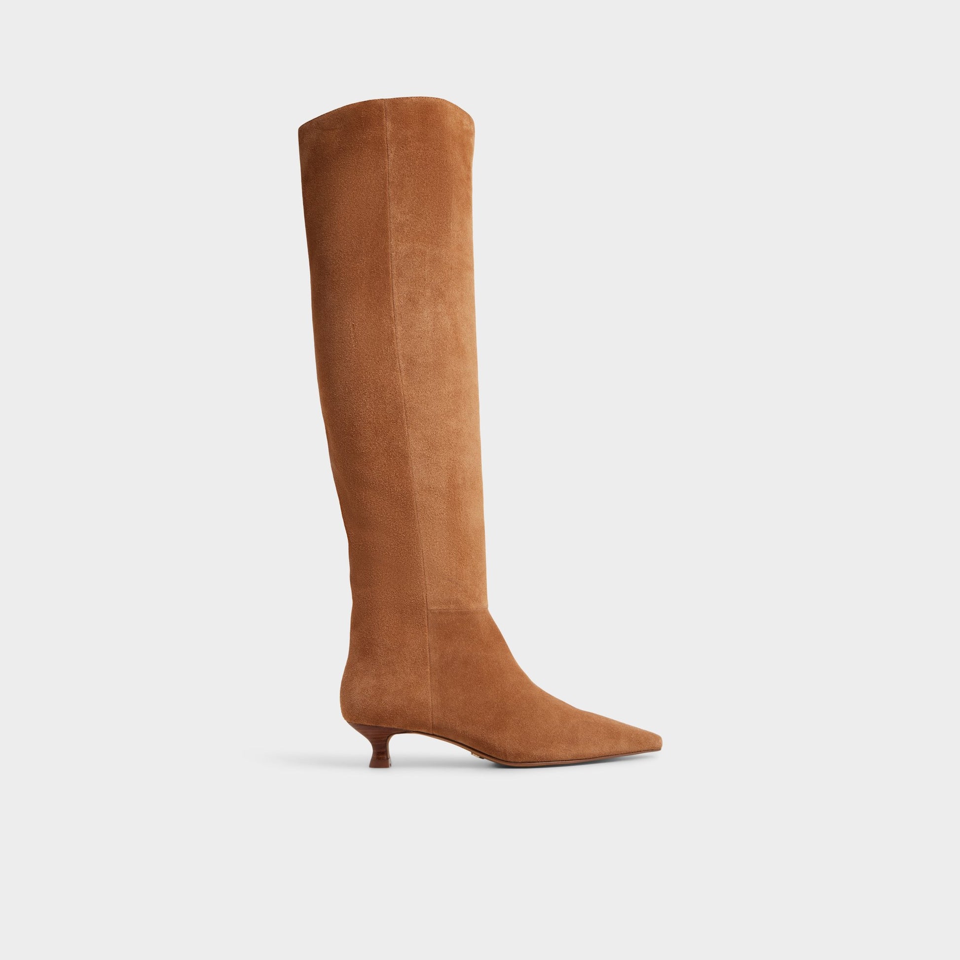Vue principale de Marron Moyen Muttsee Botte au-dessus du genou pour Femmes