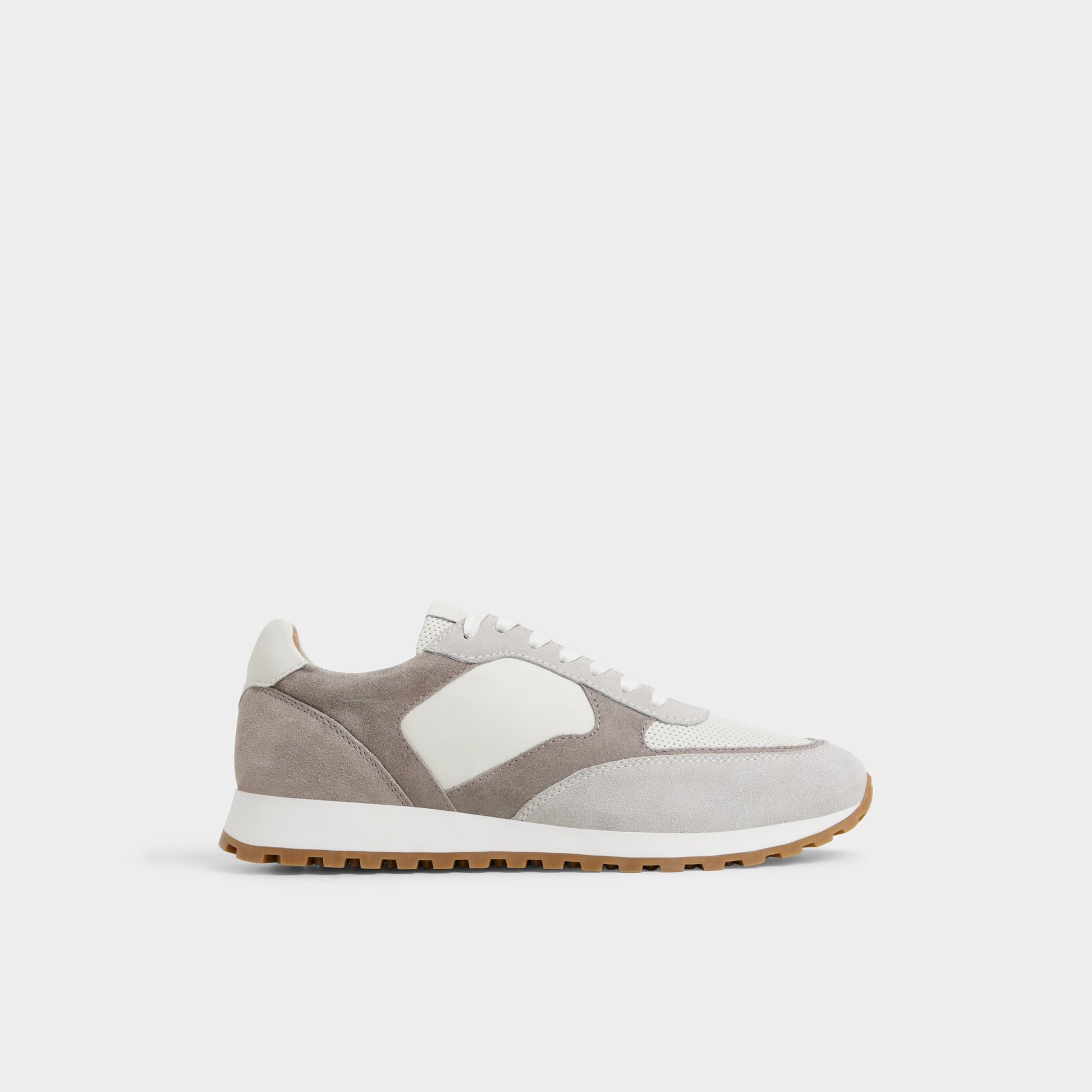 Main View of Light Grey Gordo Low top sneaker for Mens