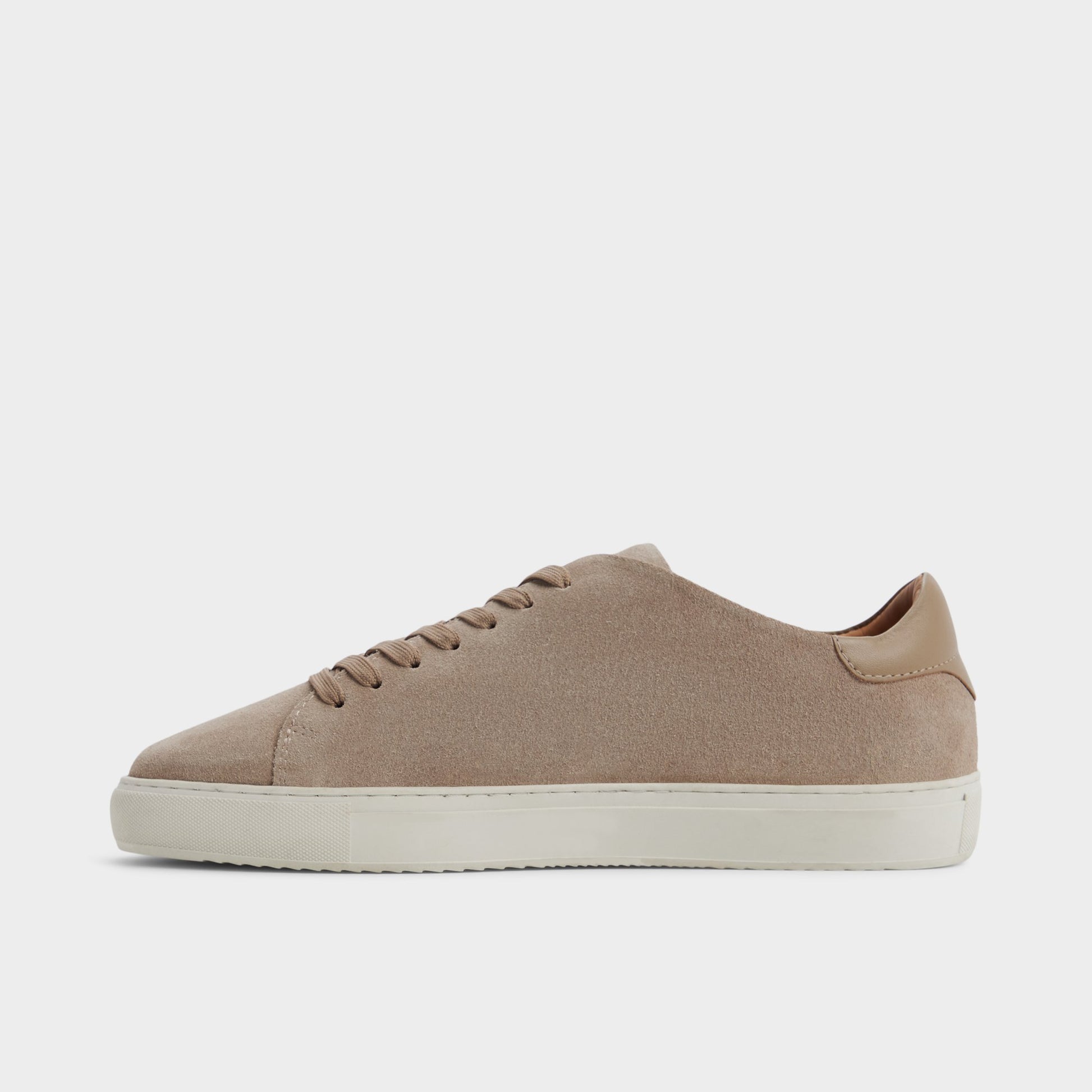 Side view of Taupe primary - multi Fonzo Low top sneaker