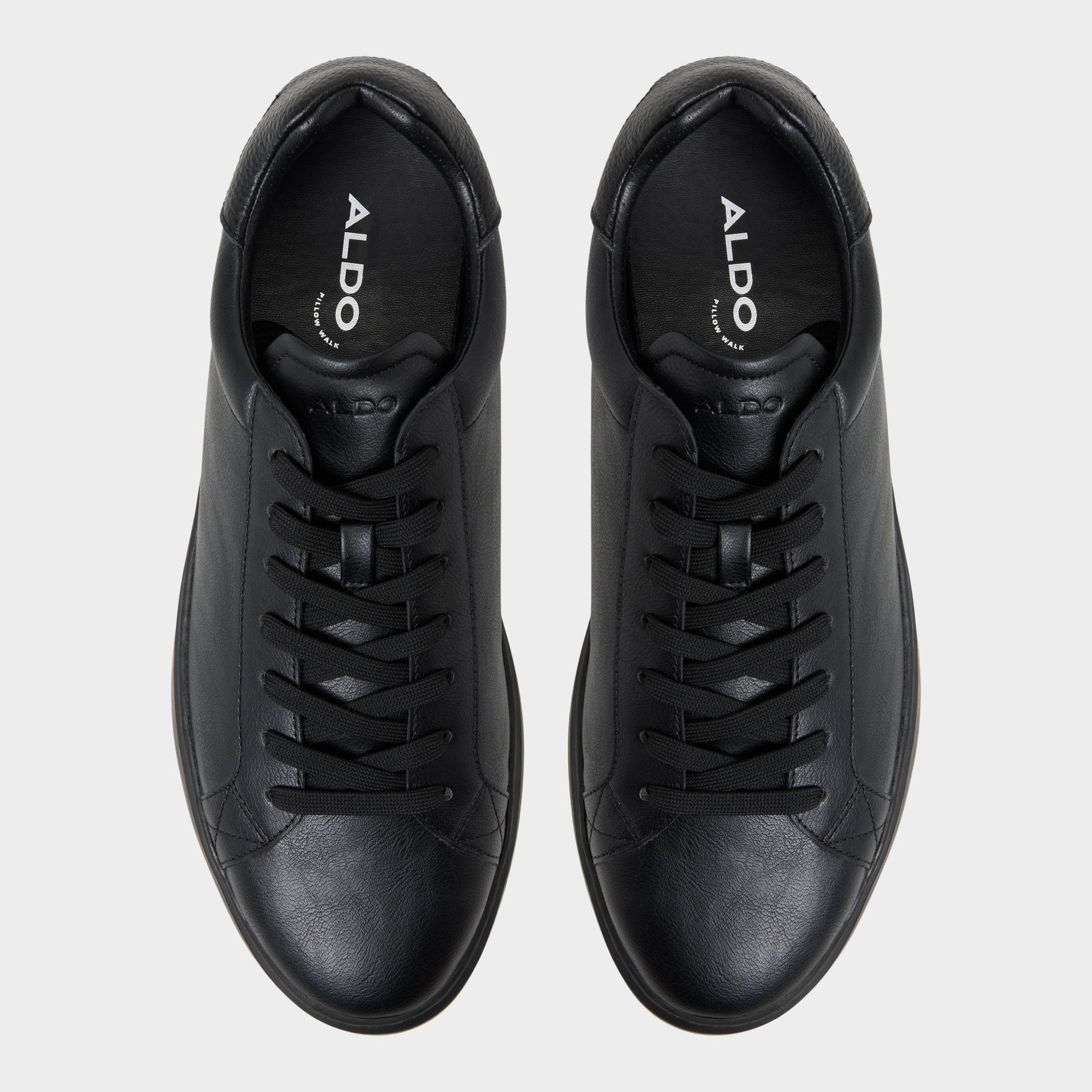 Top-down view of the Black/Black Toddy Oxford shoe