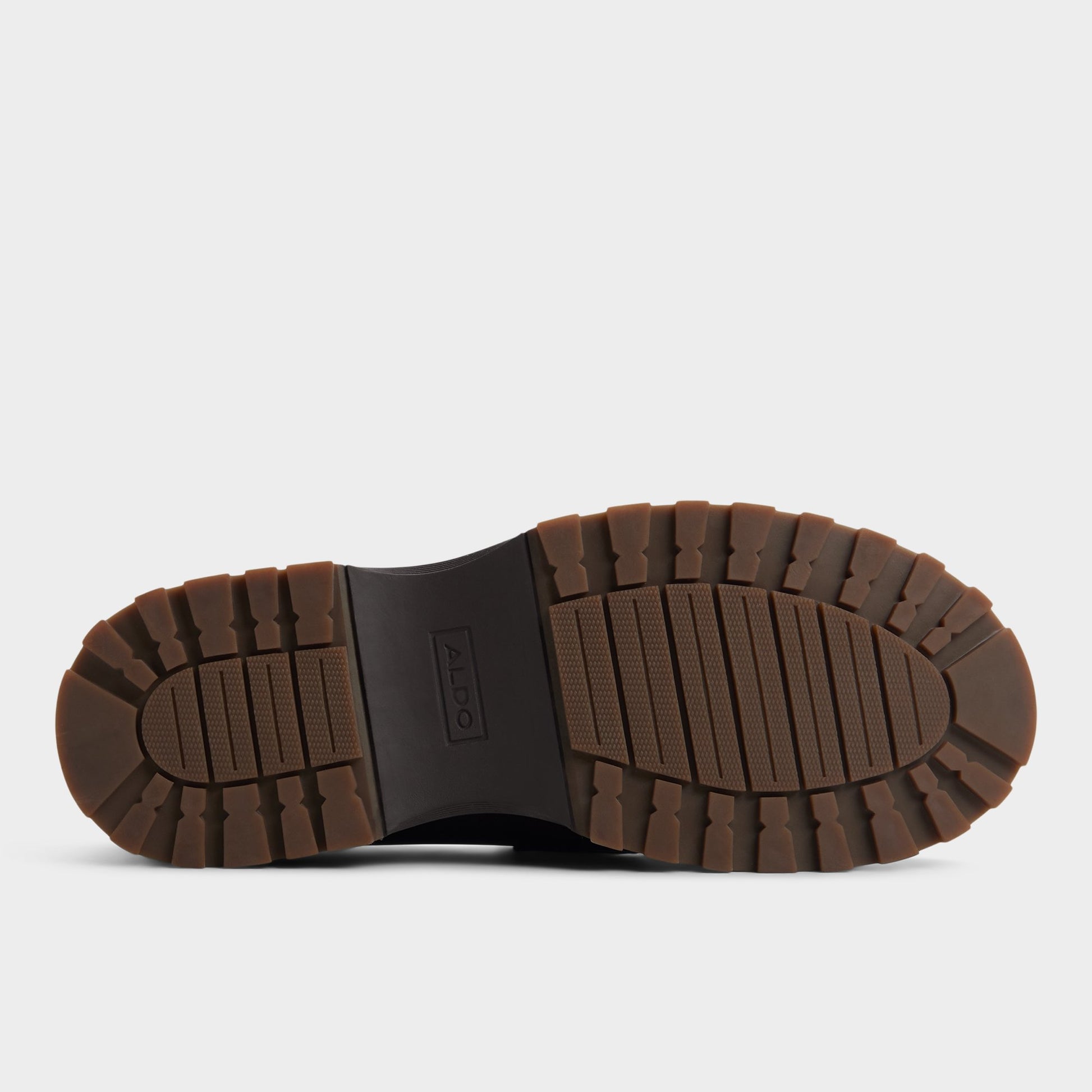 View of Dark brown Kole Loafer's sole