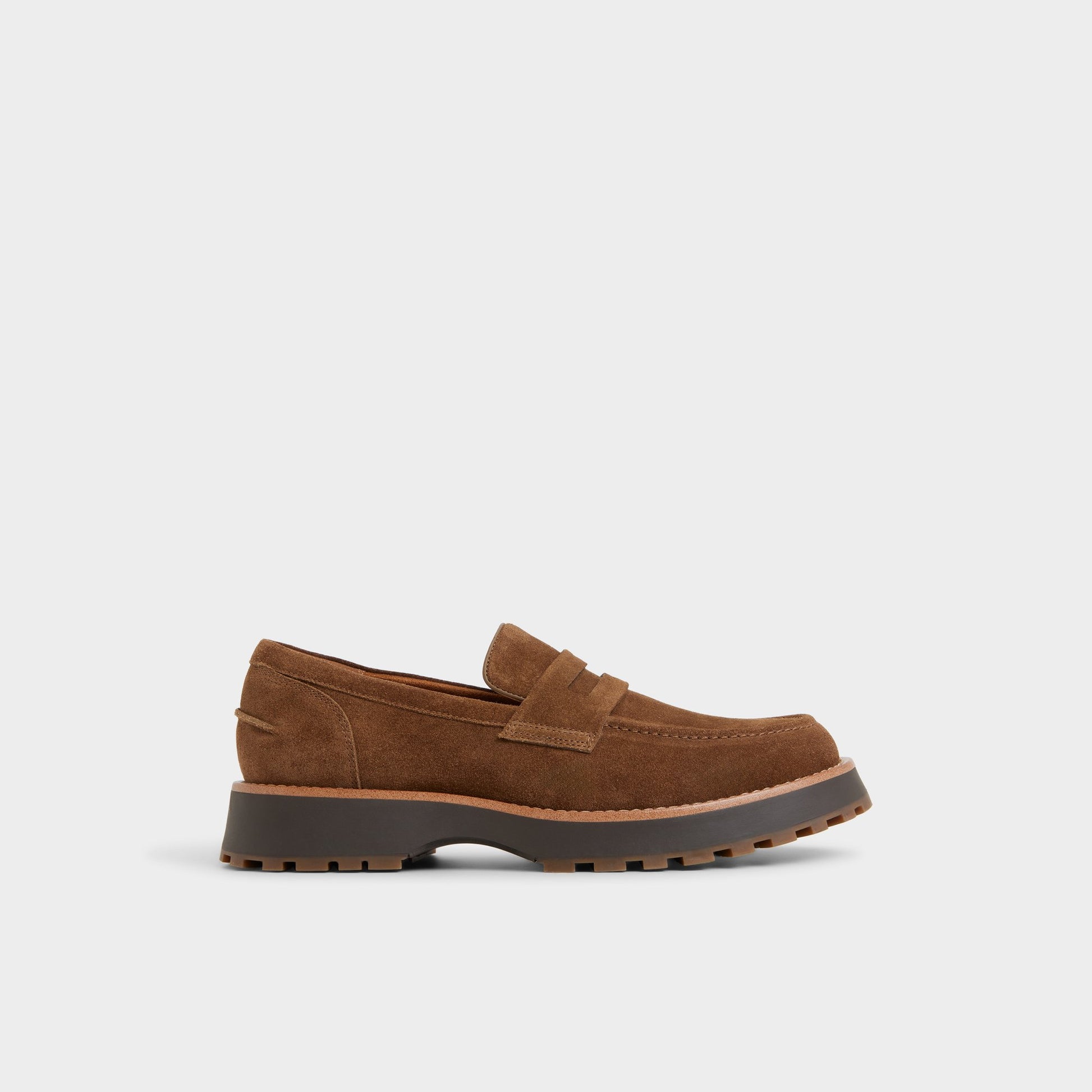Main View of Open Brown Kole Loafer for Mens