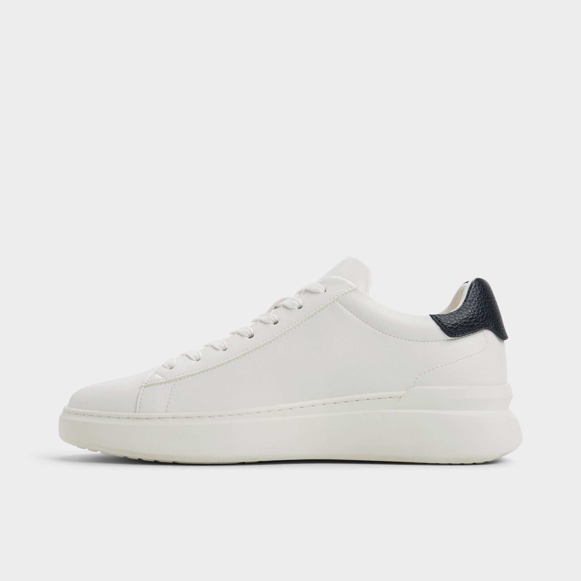 Side view of White Paxon Low top sneaker