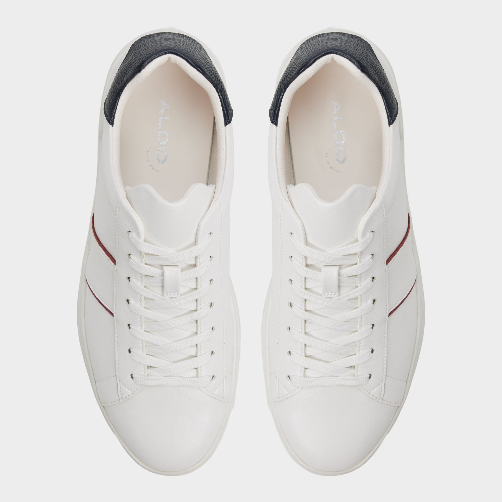 Top-down view of the White Paxon Low top sneaker