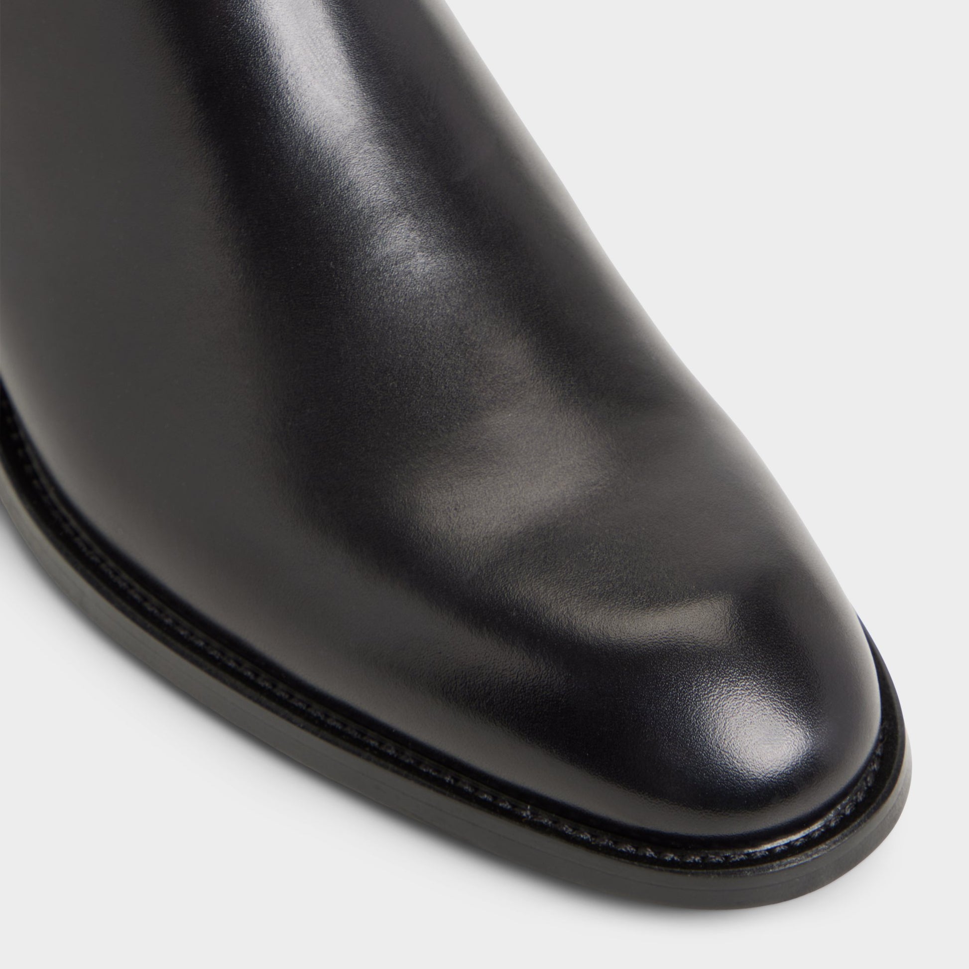 Close-up of the Open black Visco Ankle boot