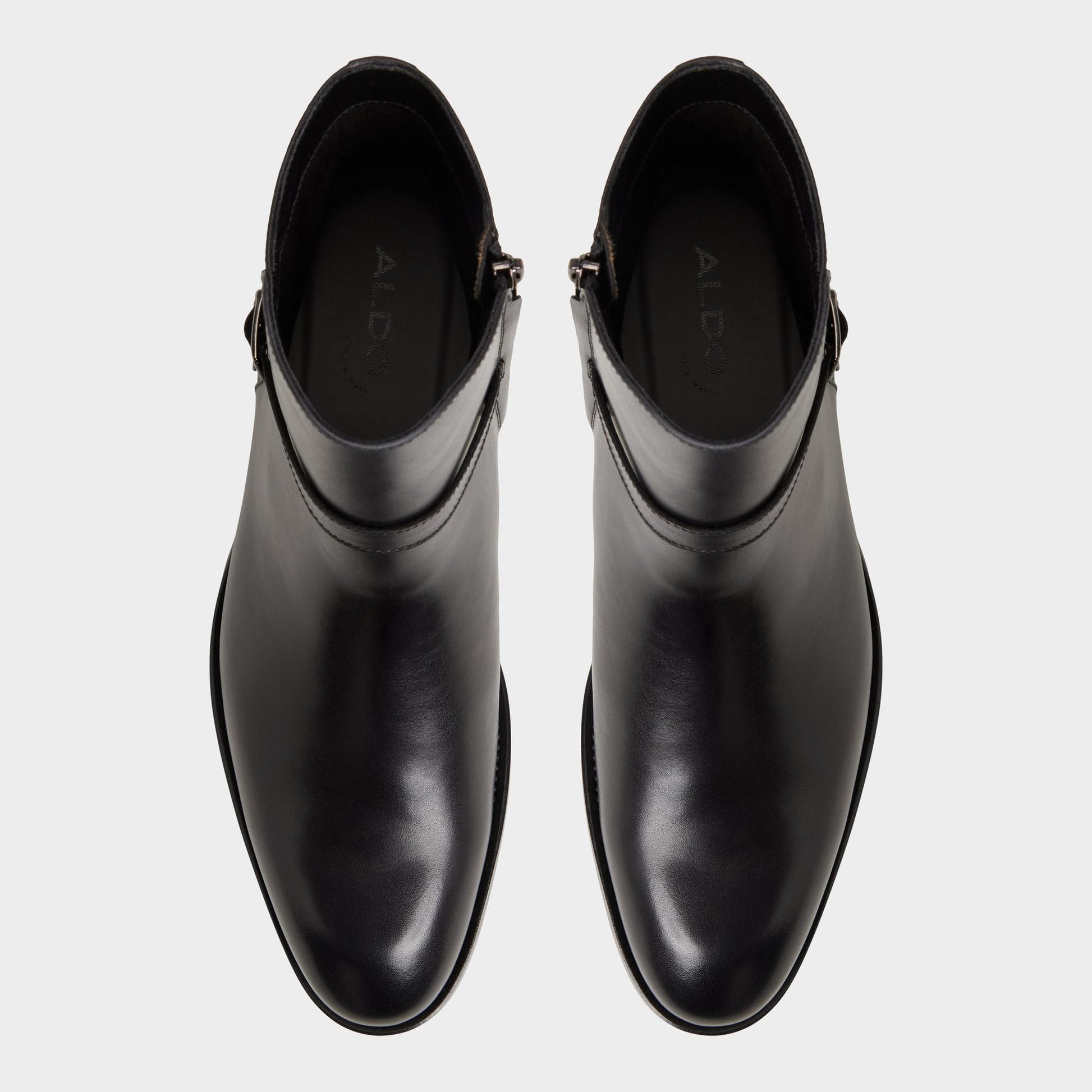 Top-down view of the Open black Visco Ankle boot