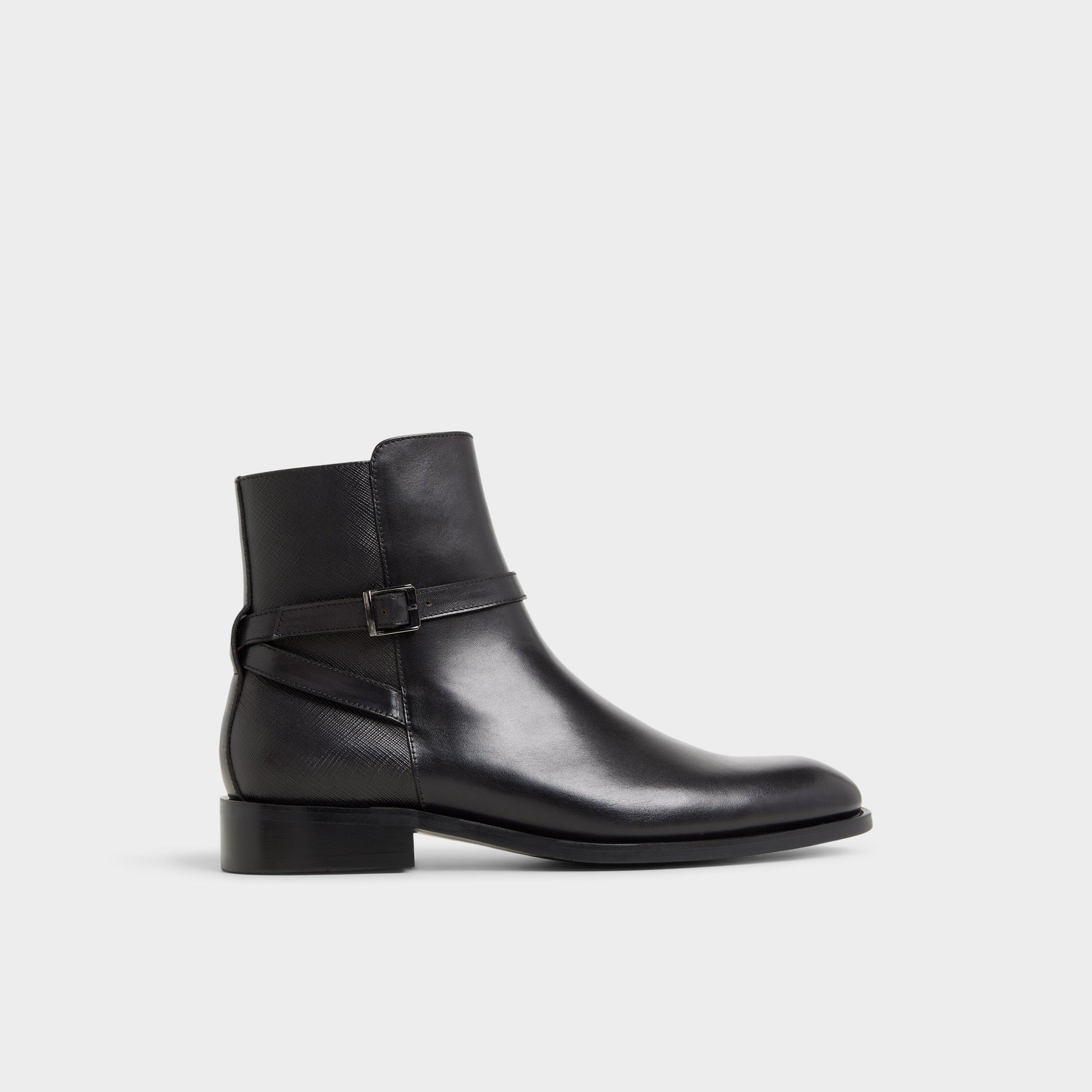 Main View of Open black Visco Ankle boot for Mens