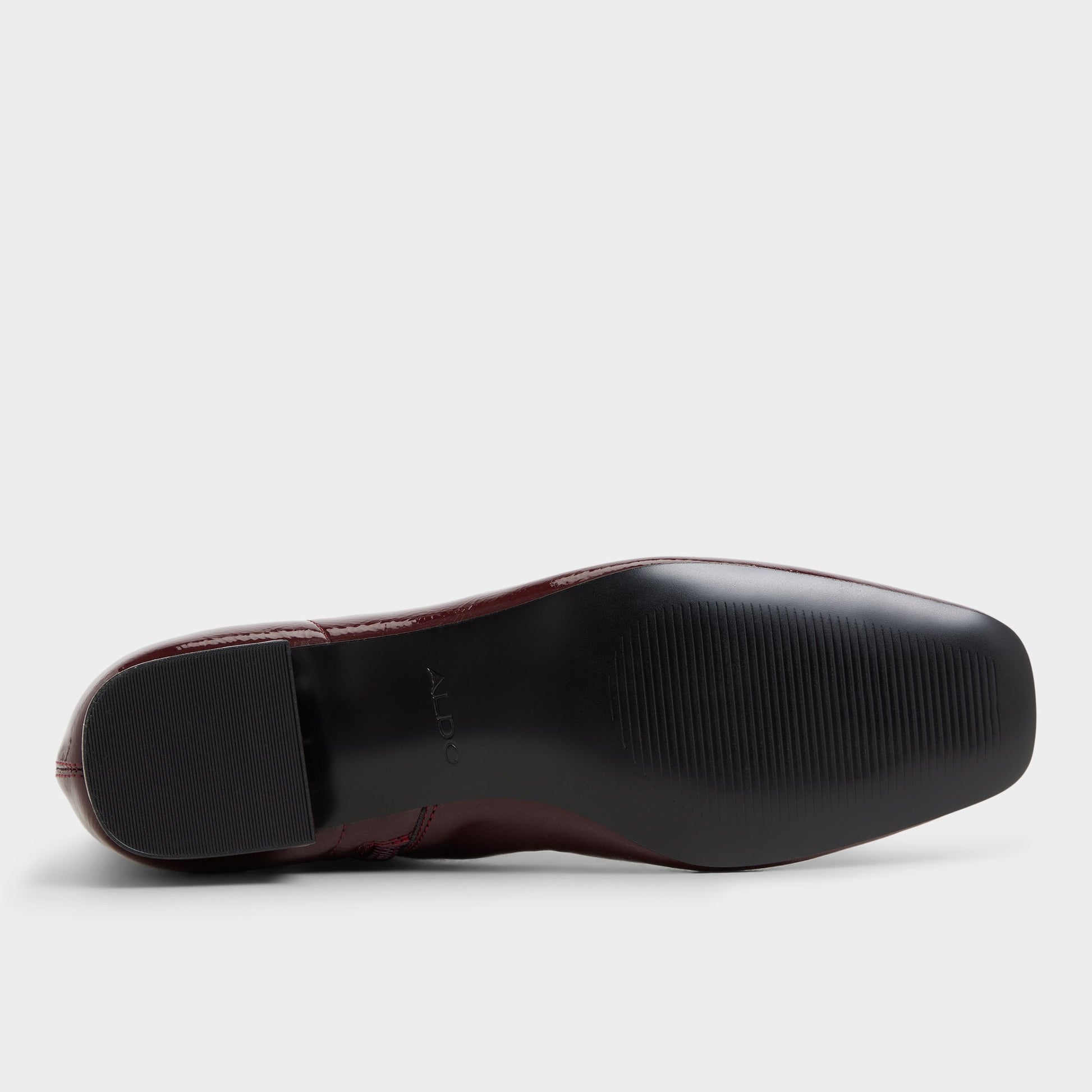 View of Dark Red Katrina 's sole