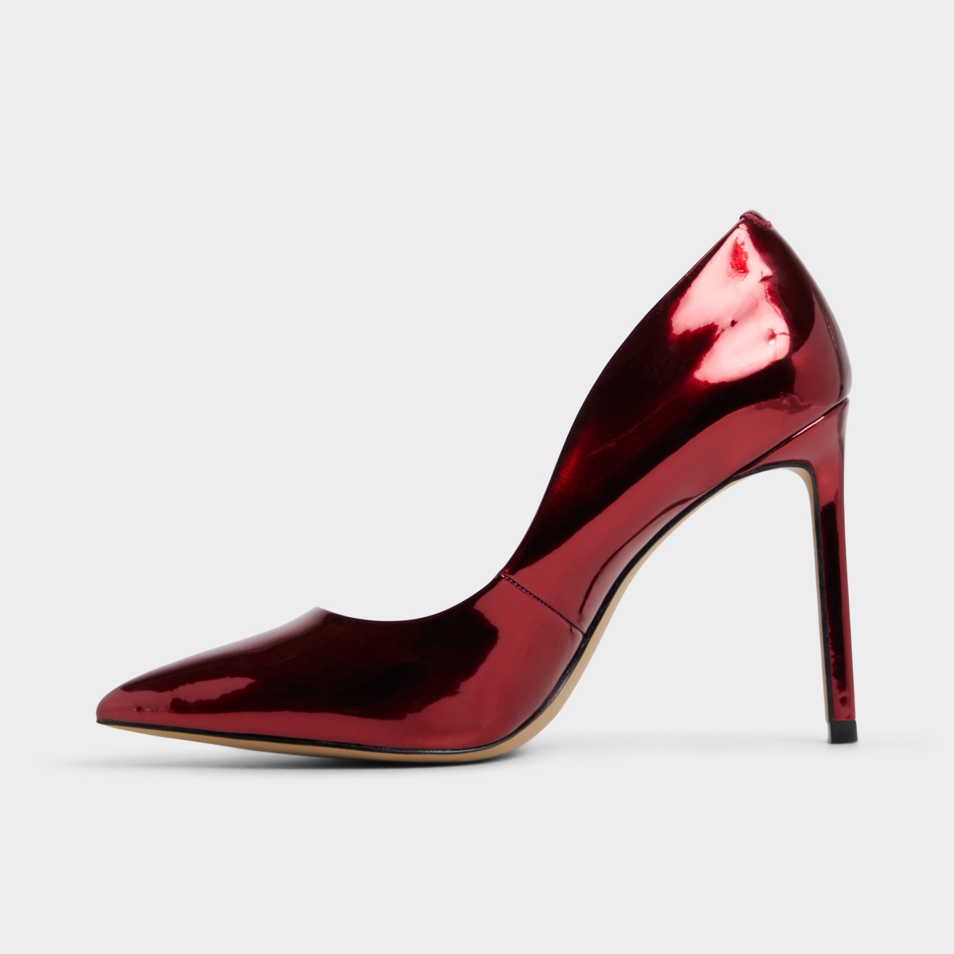 Side view of Medium red Stessy2.0 Pump