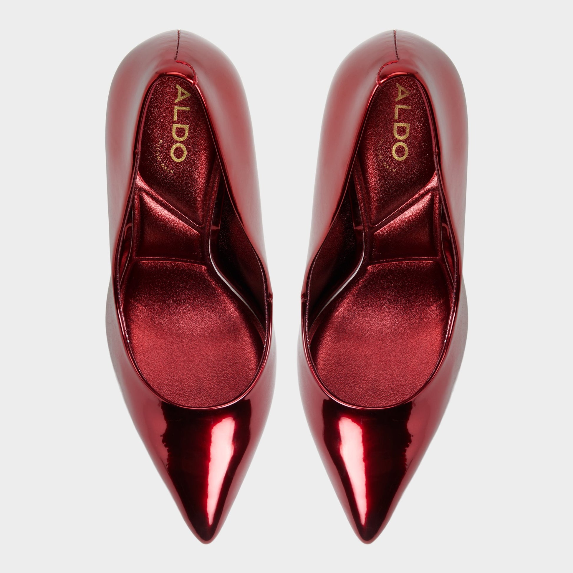 Top-down view of the Medium red Stessy2.0 Pump
