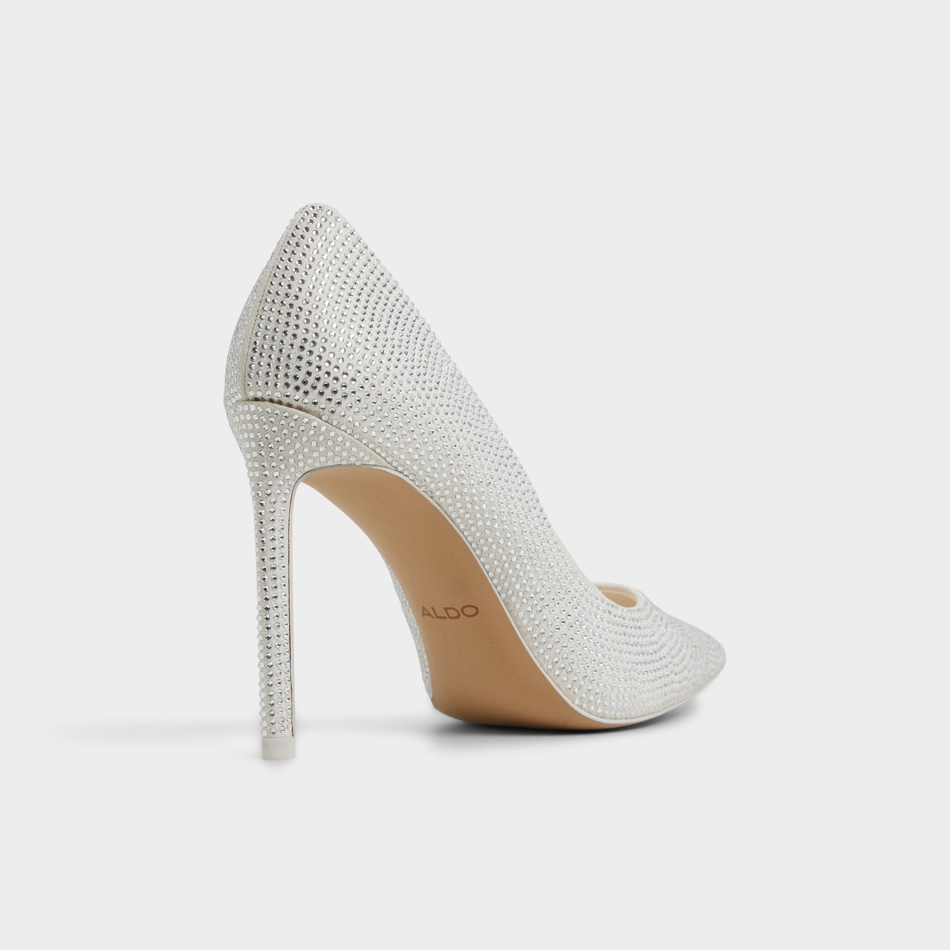 Three-quarter angle of Other white Stessy2.0 Pump's back side