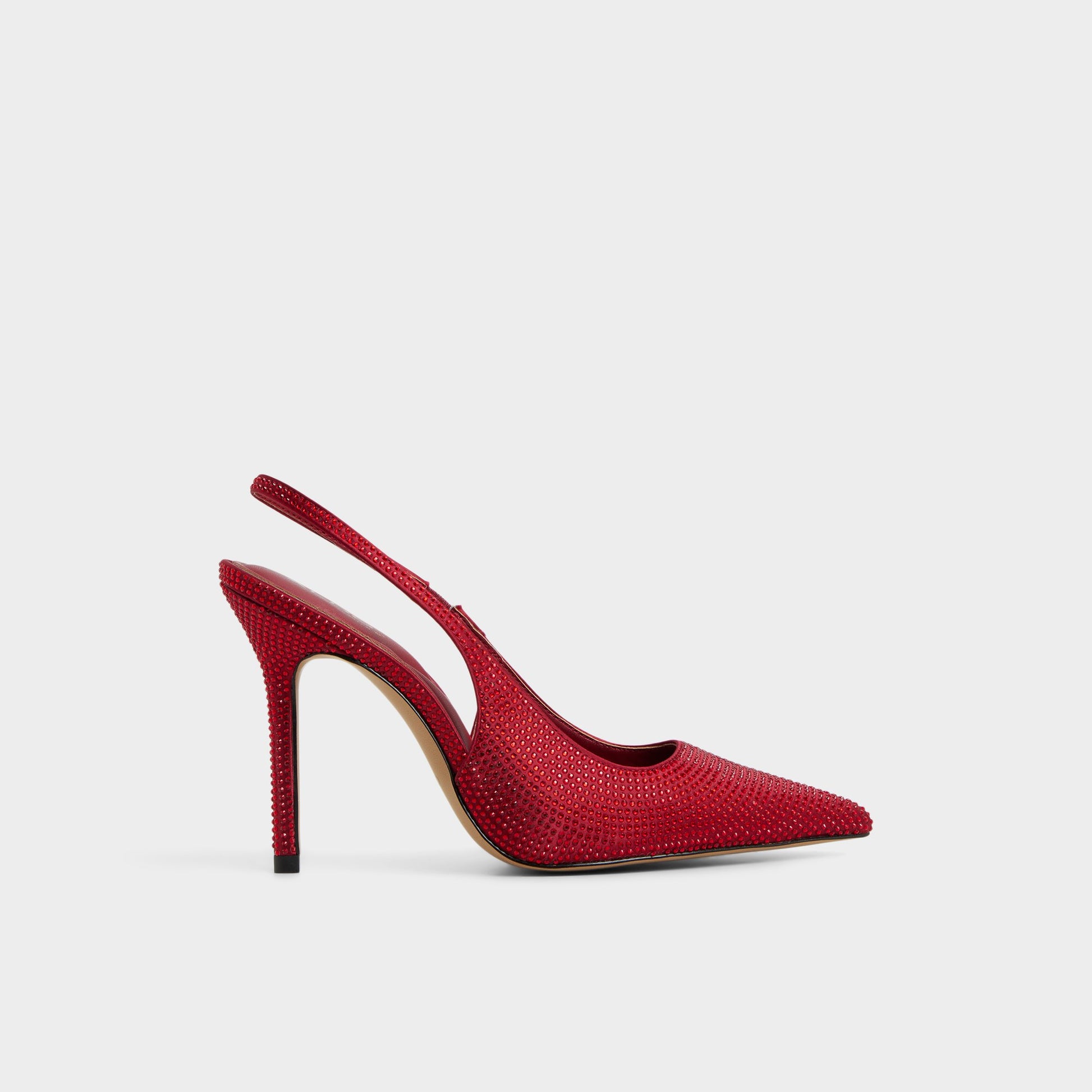 Vue principale de Rouge Foncé Lovebloom Talon haut à bride arrière pour Femmes
