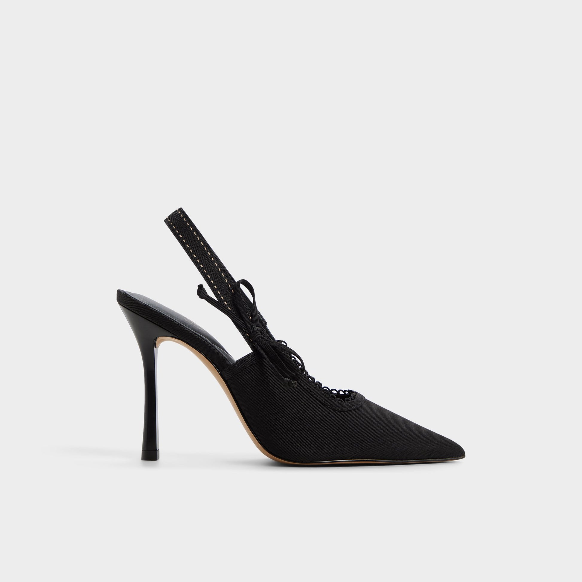 Main View of Other black Hennie Slingback heel for Womens