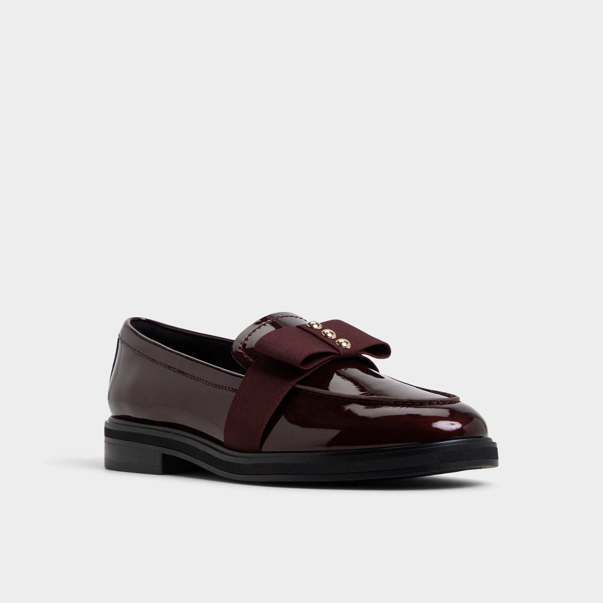 Three-quarter angle of Dark Brown Bissom Loafer's front side