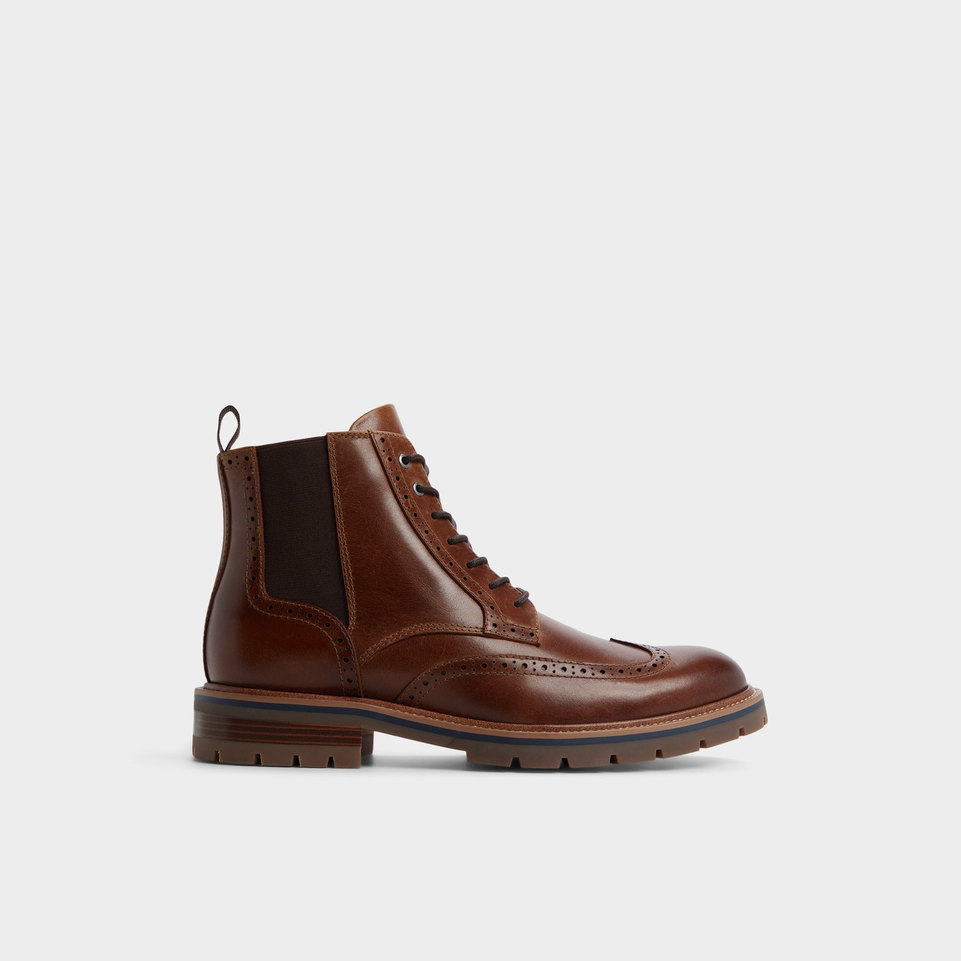 Main View of Other Brown Toney Lace-up boot for Mens