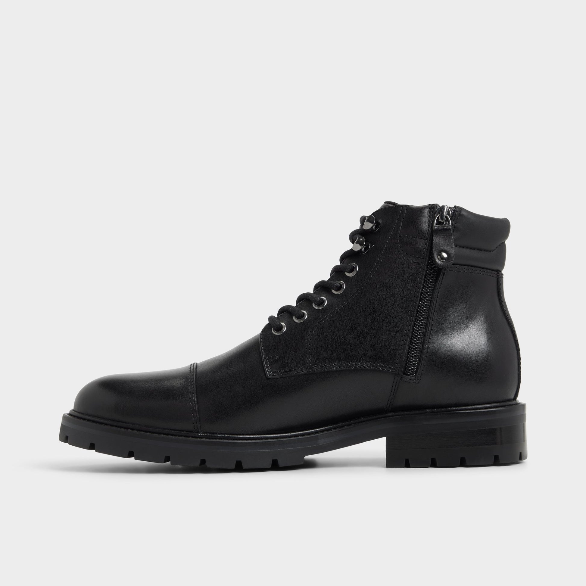 Side view of Other Black Darion Combat boot