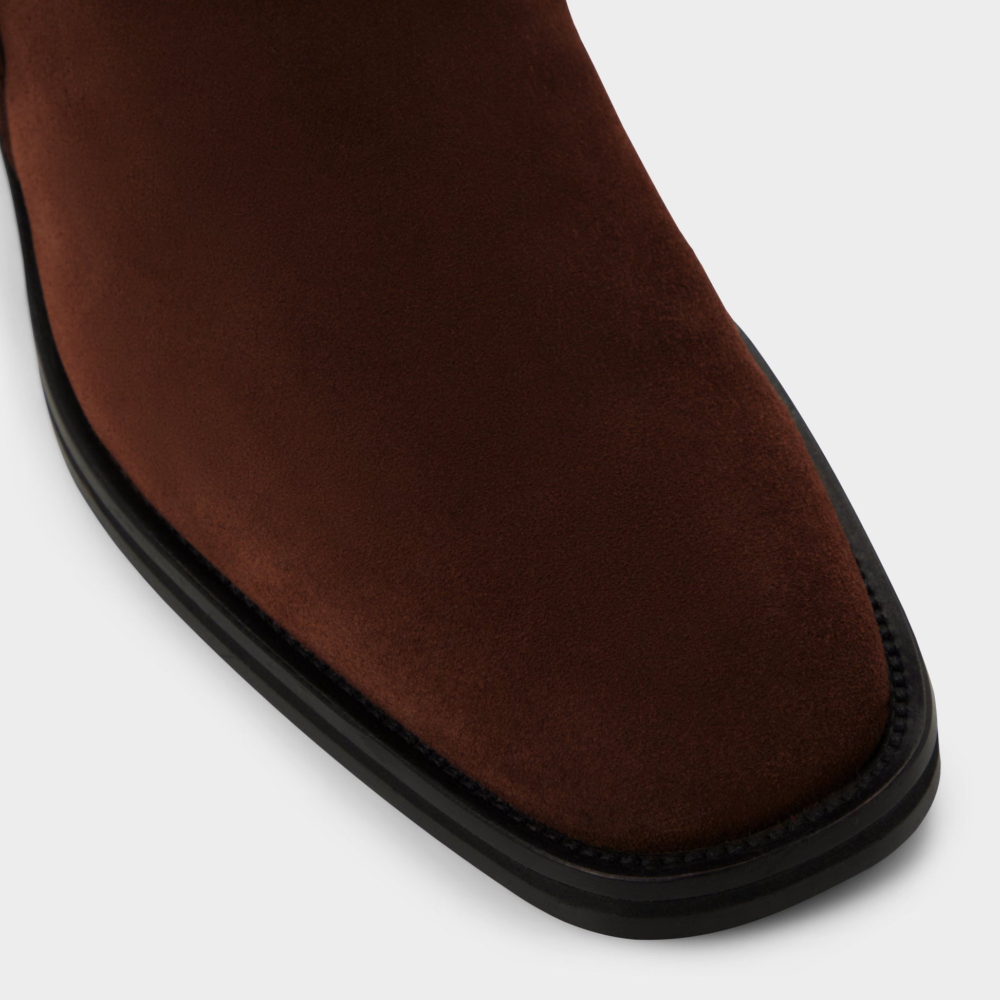 Close-up of the Dark Brown Marcos Ankle boot