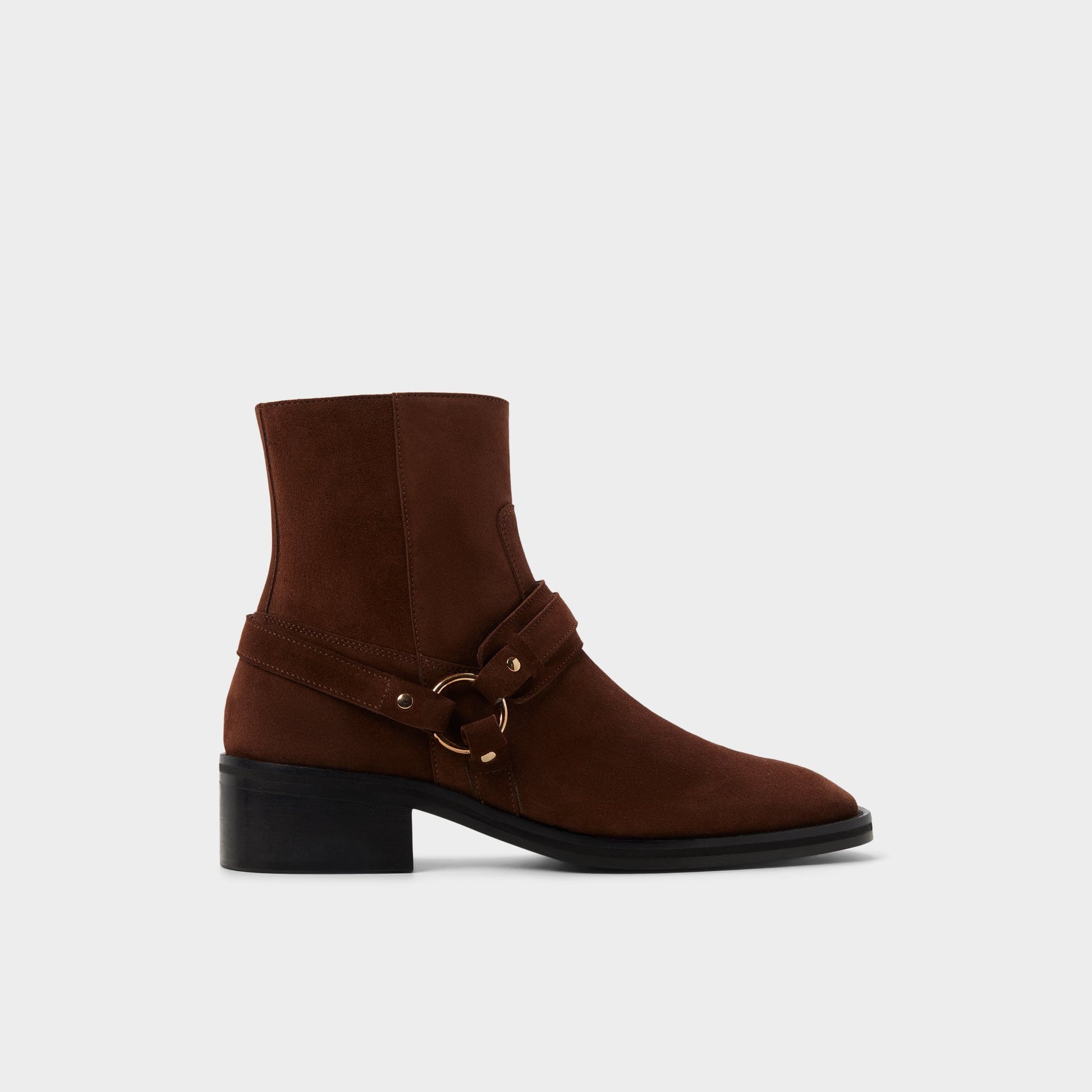 Main View of Dark Brown Marcos Ankle boot for Mens