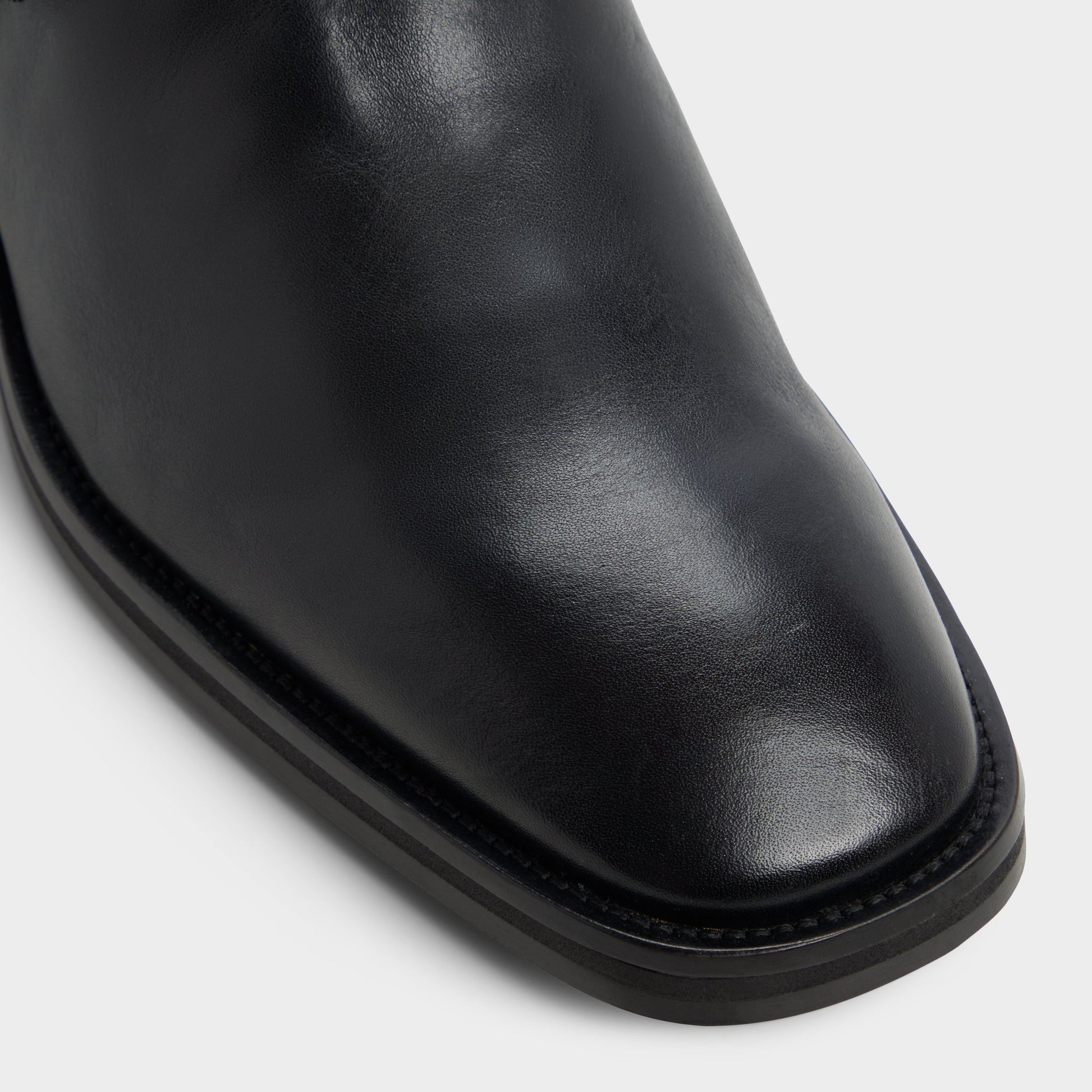 Close-up of the Black Marcos Ankle boot