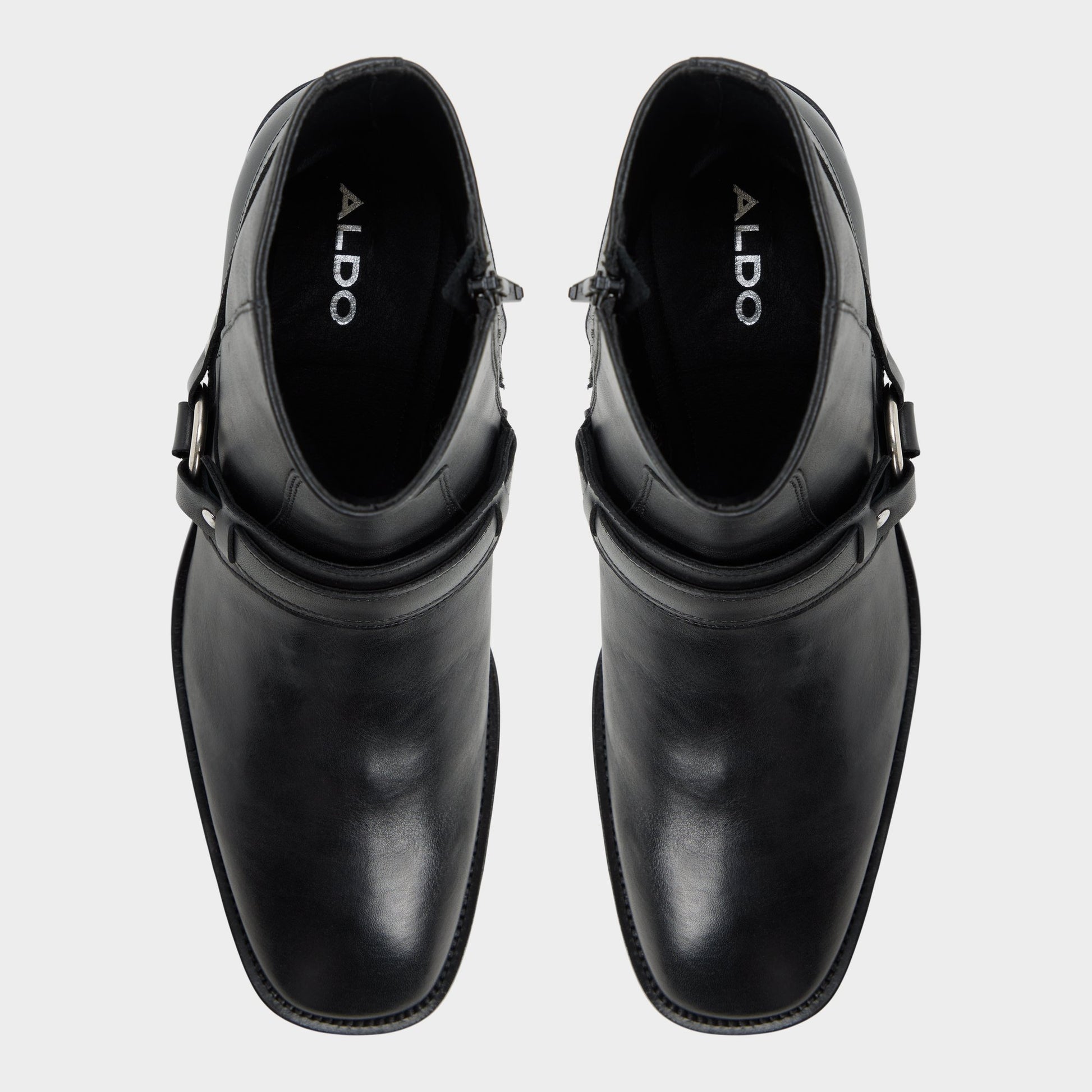 Top-down view of the Black Marcos Ankle boot