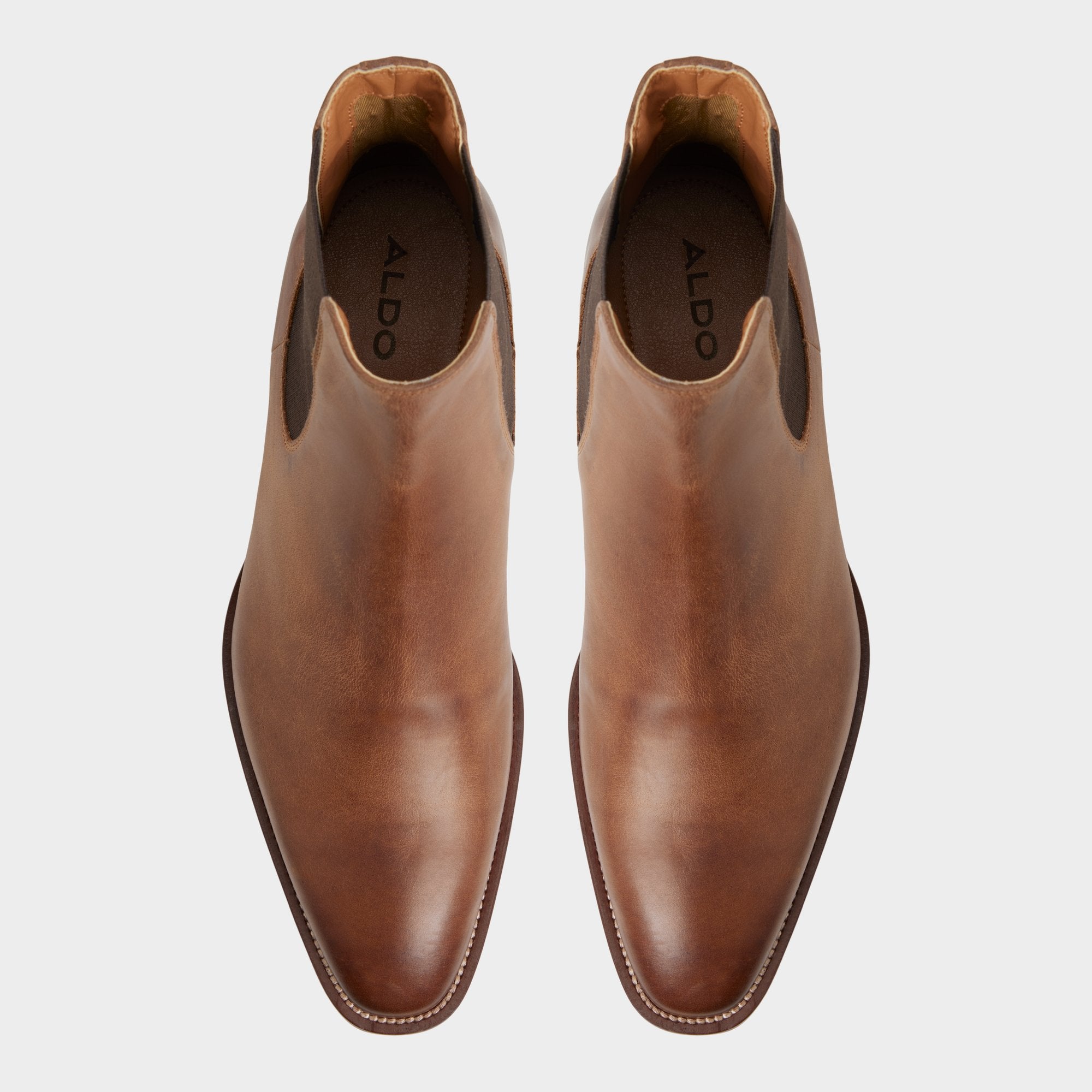 アルド　ブーツ　カリフォルニアで購入 Dax – Men Cognac Chelsea boot - ALDO