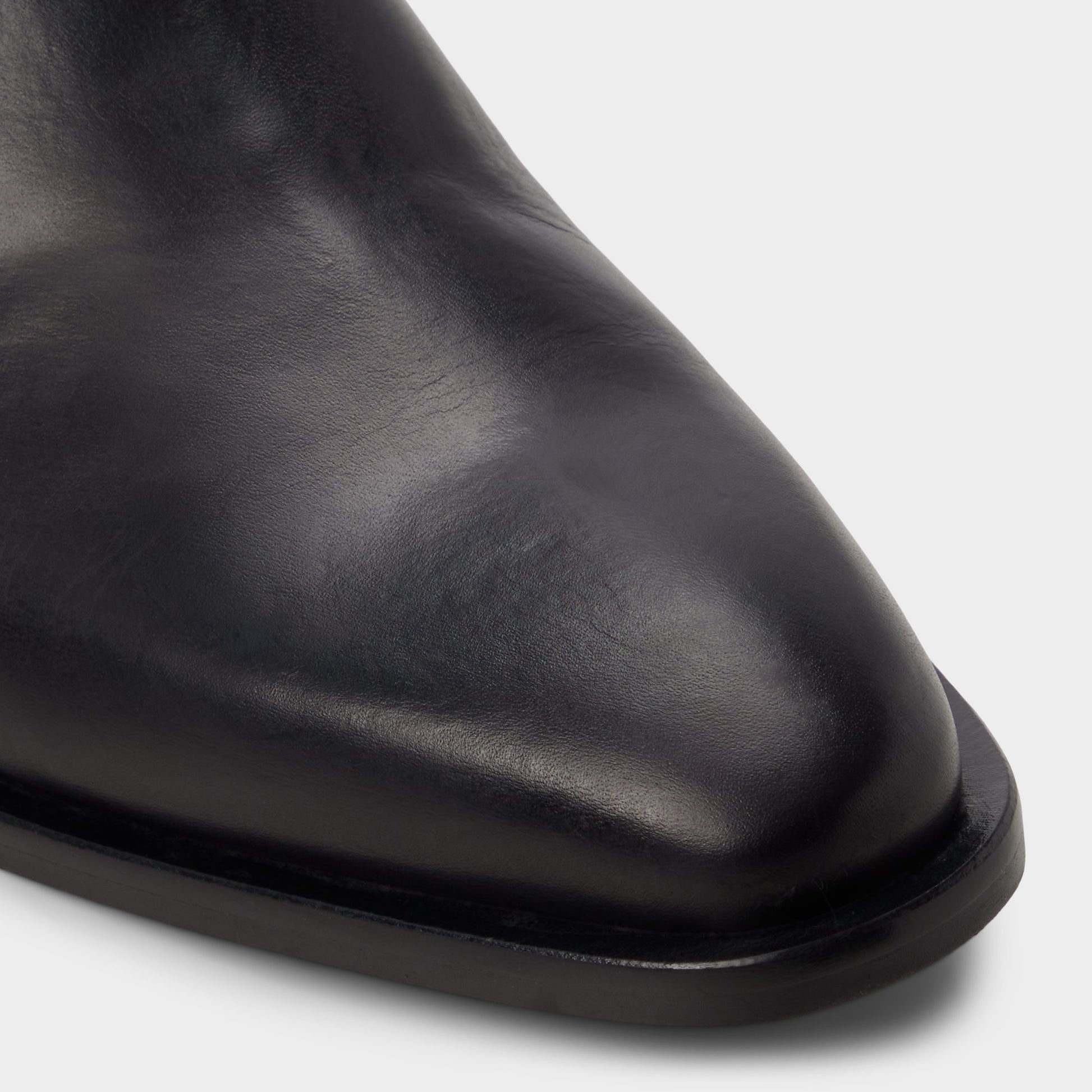 Close-up of the Black Dax Chelsea boot