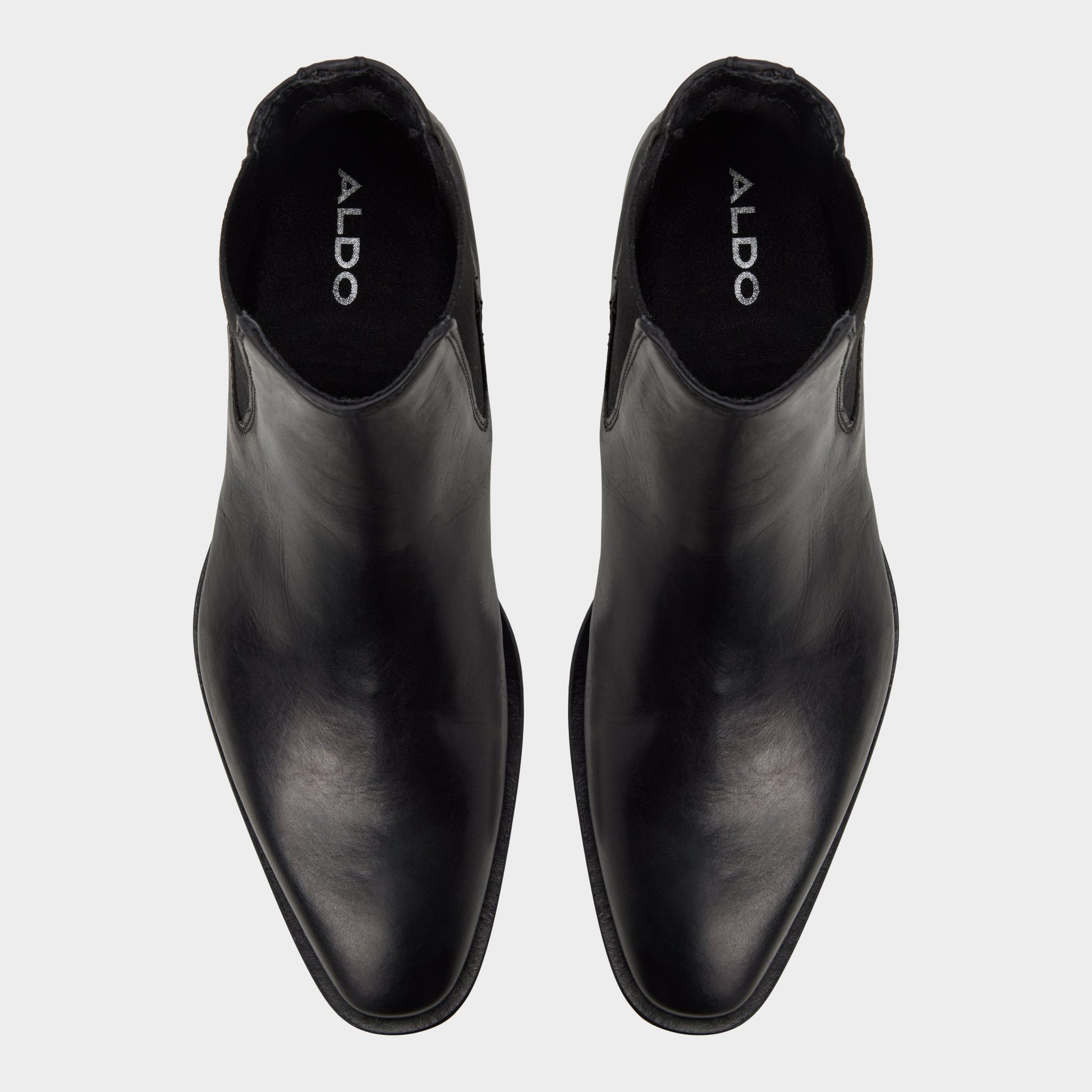 Top-down view of the Black Dax Chelsea boot