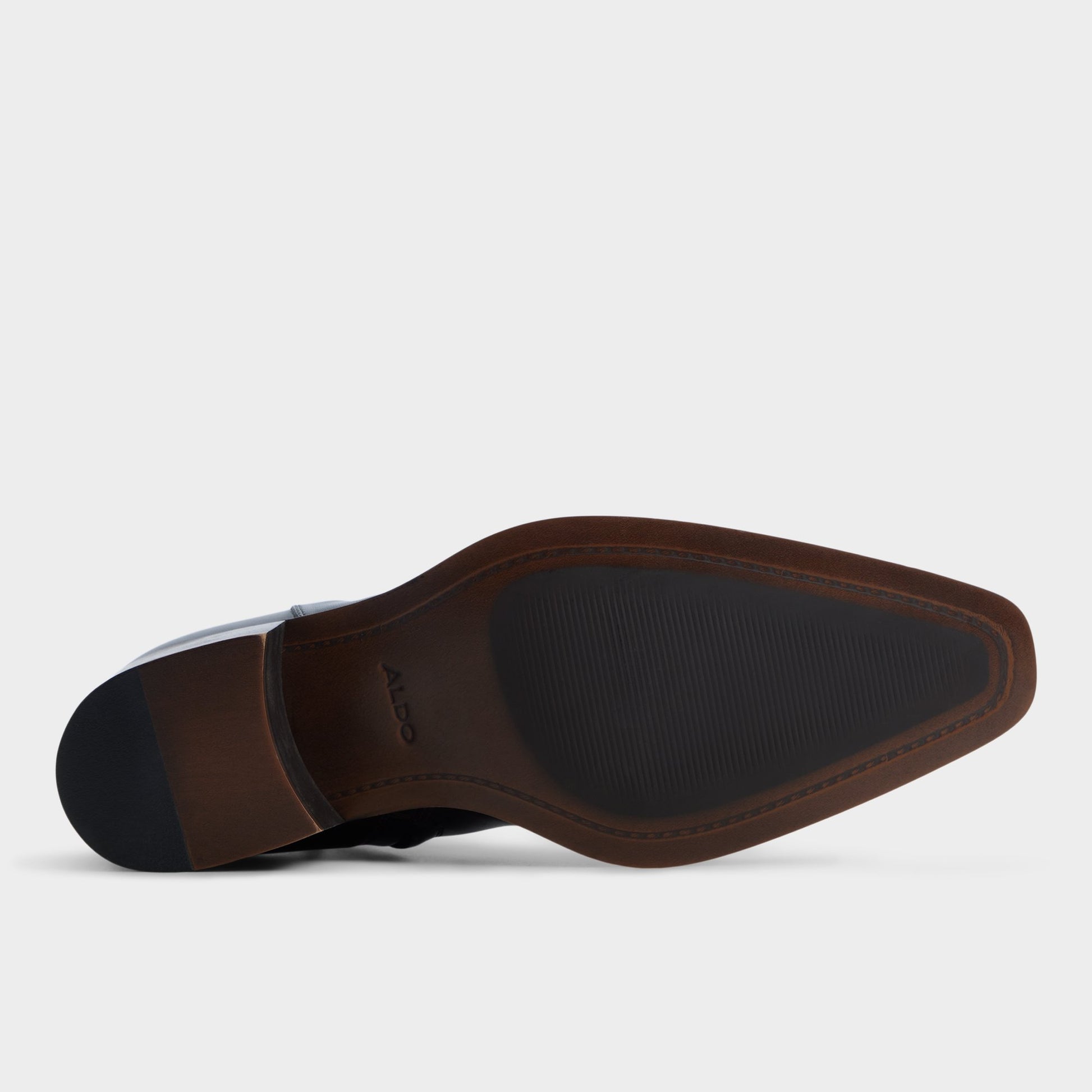 View of Dark Brown Zappa Ankle boot's sole