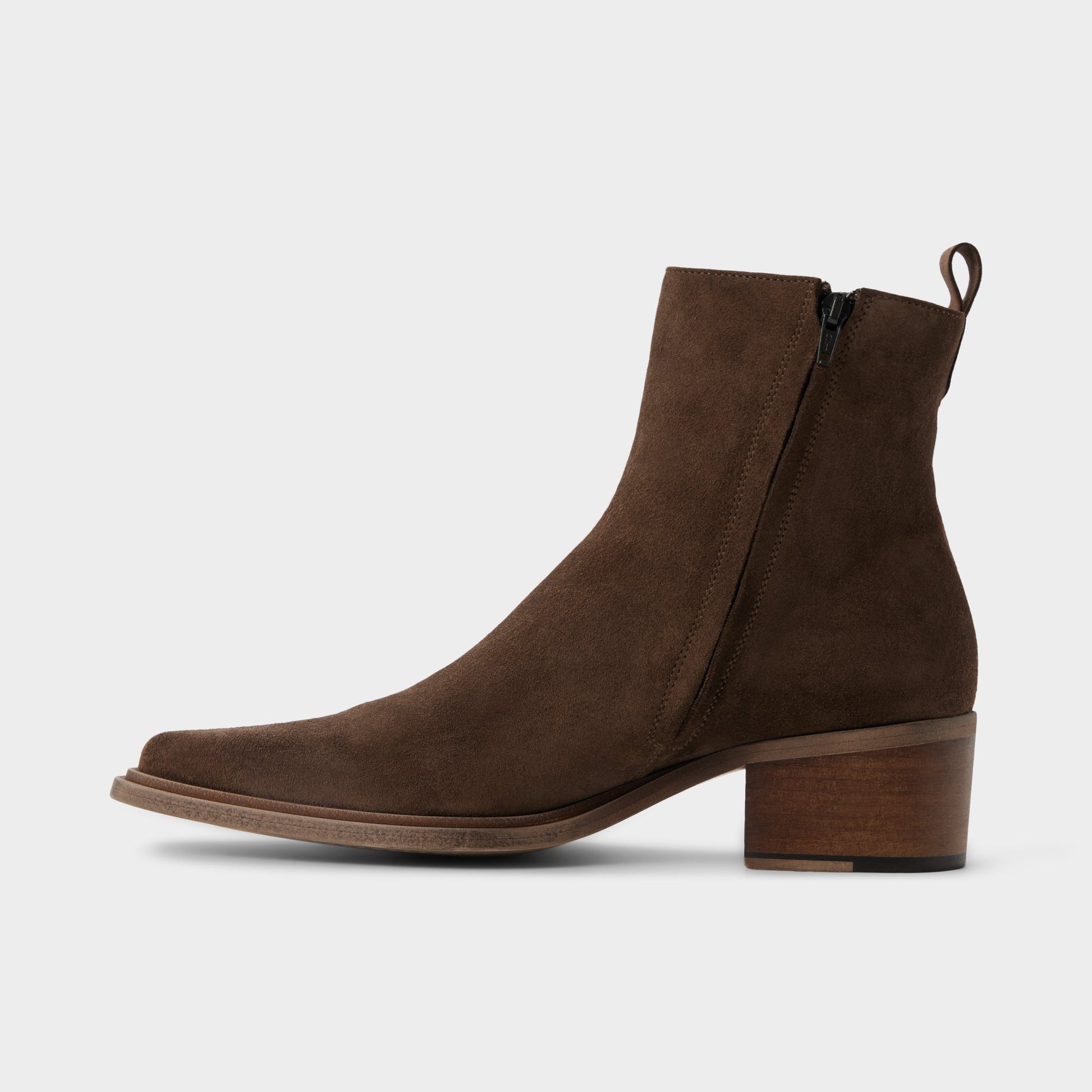 Side view of Taupe Zappa Ankle boot