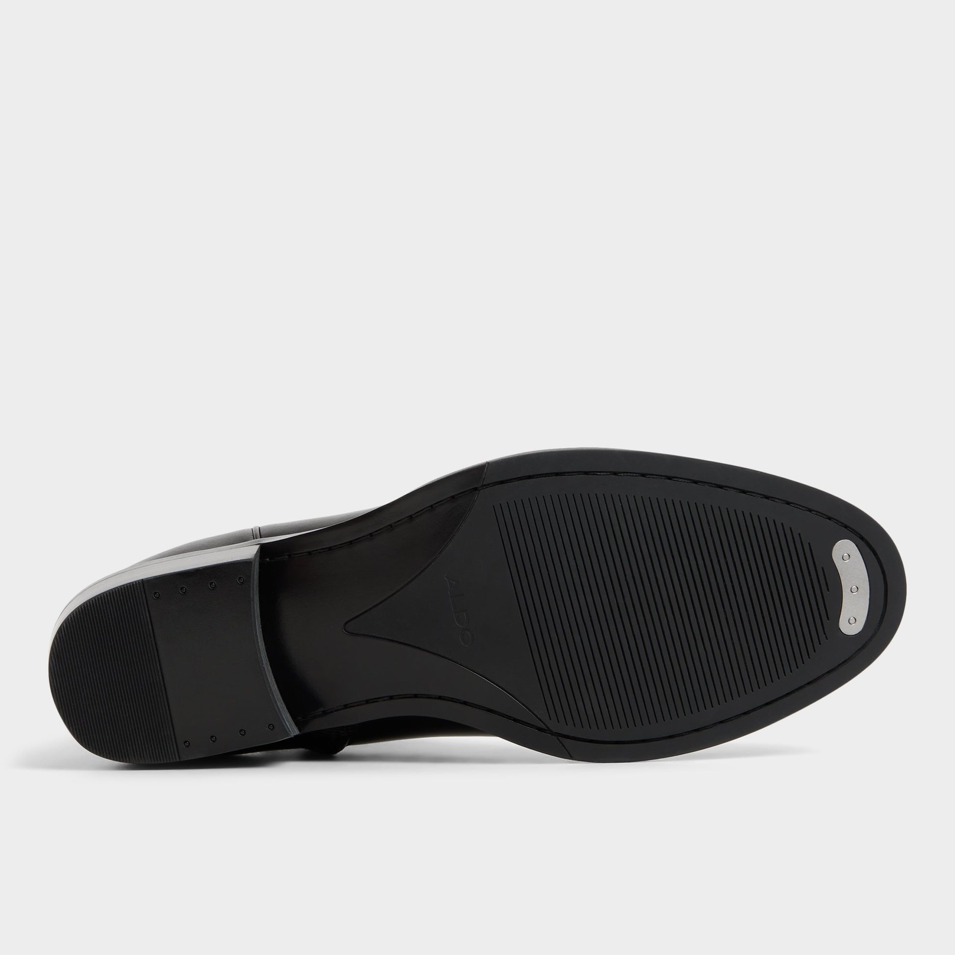 View of Black Calix Ankle boot's sole