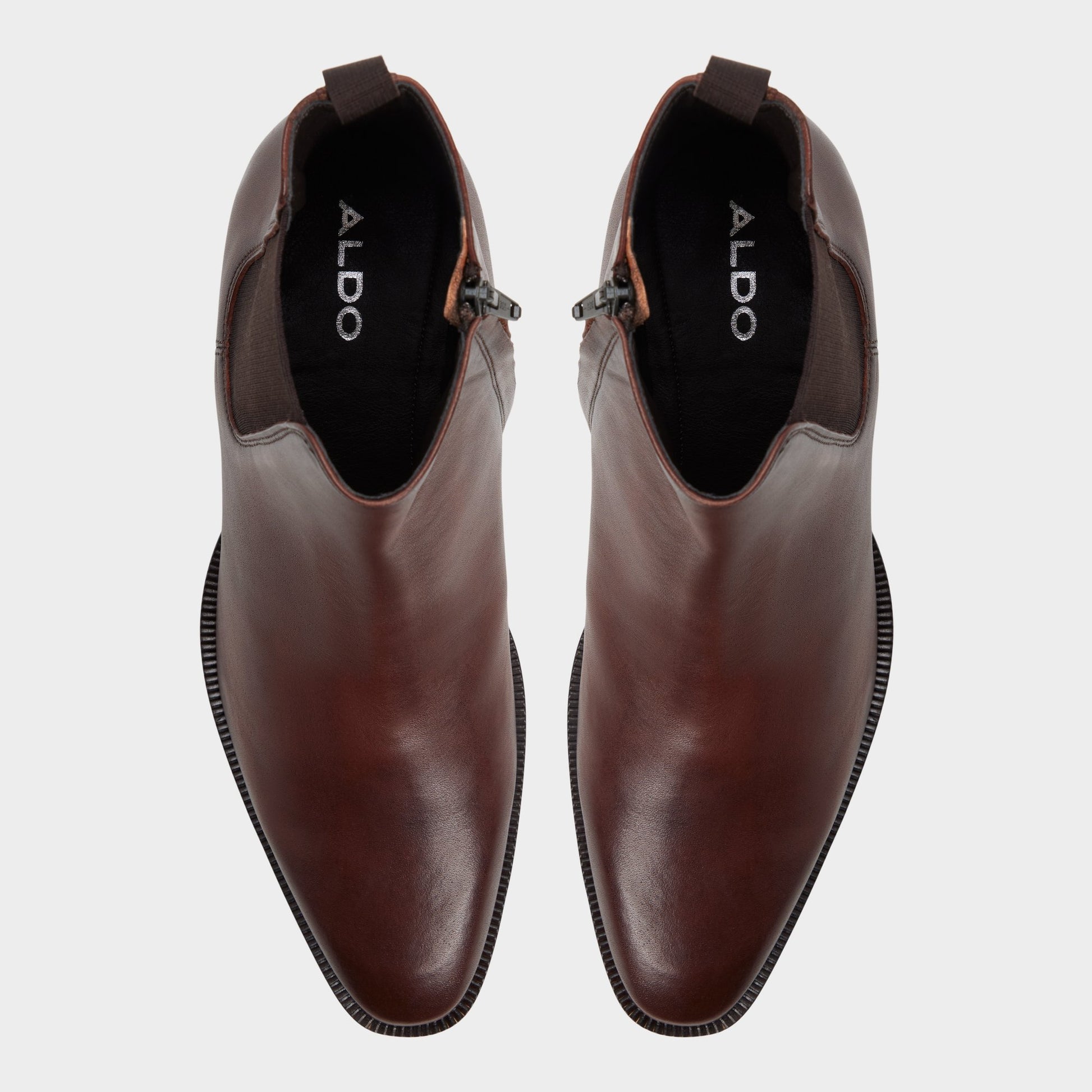 Top-down view of the Brown Jako Chelsea boot