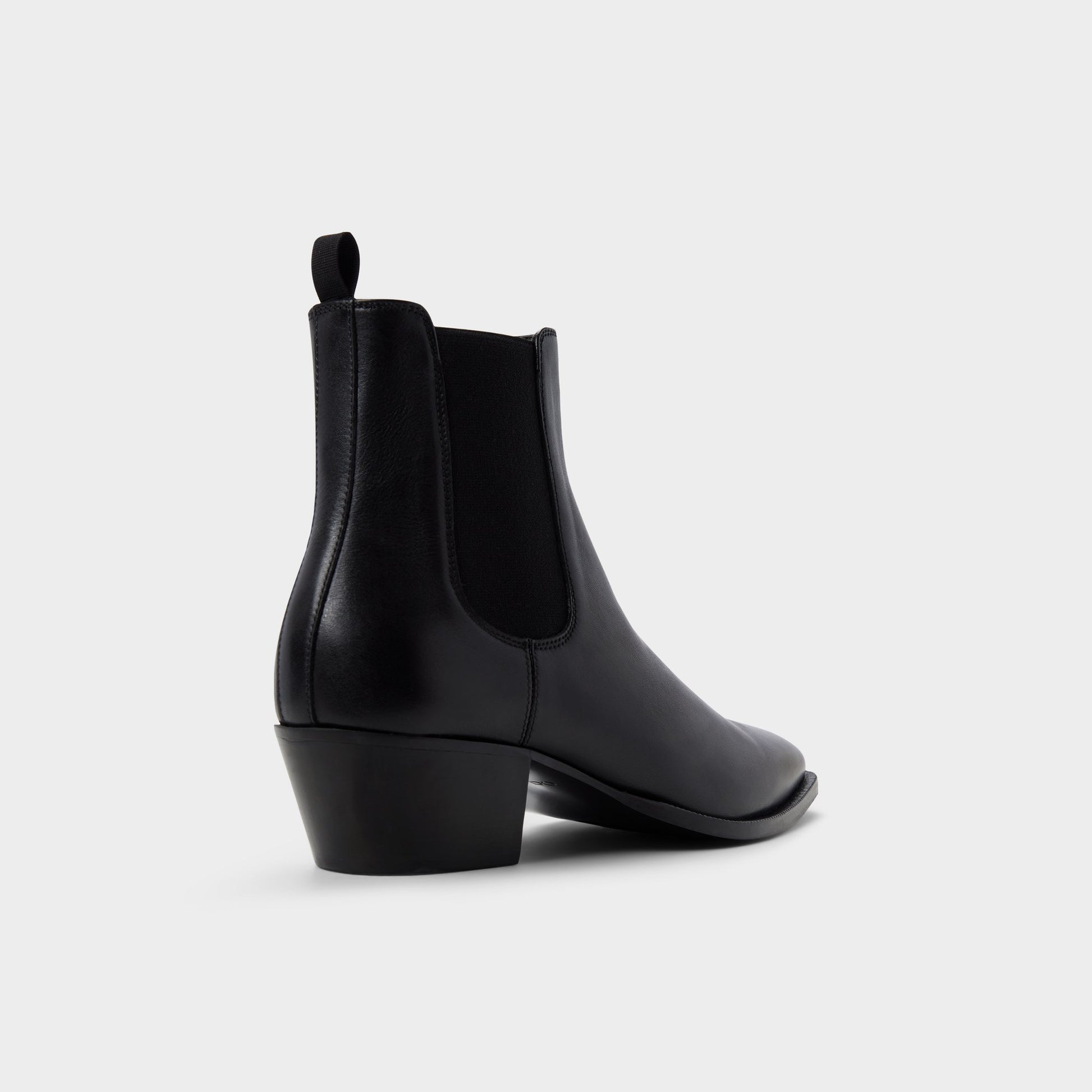 Three-quarter angle of Black Jako Chelsea boot's back side