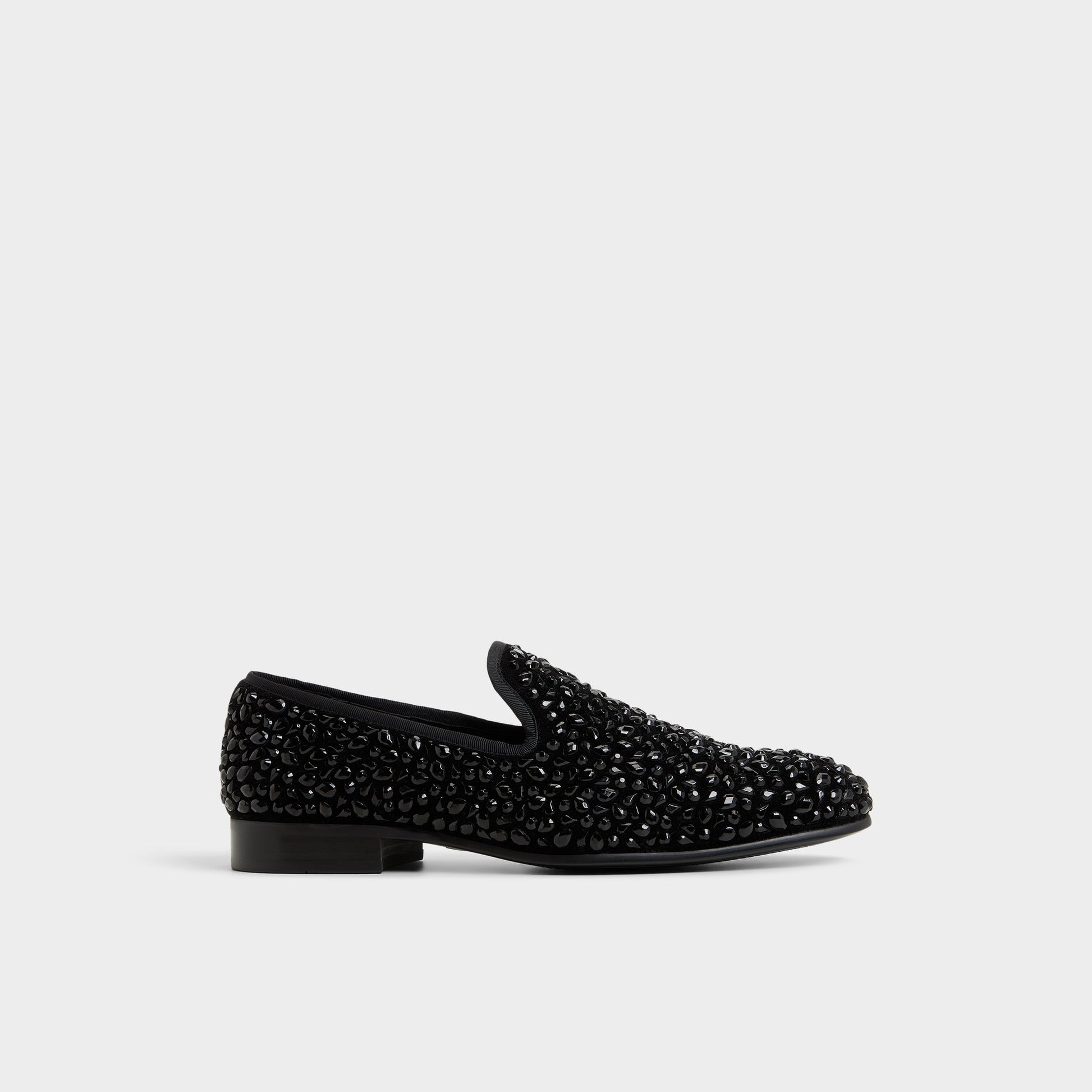 Main View of Black Lux Slip-on for Mens