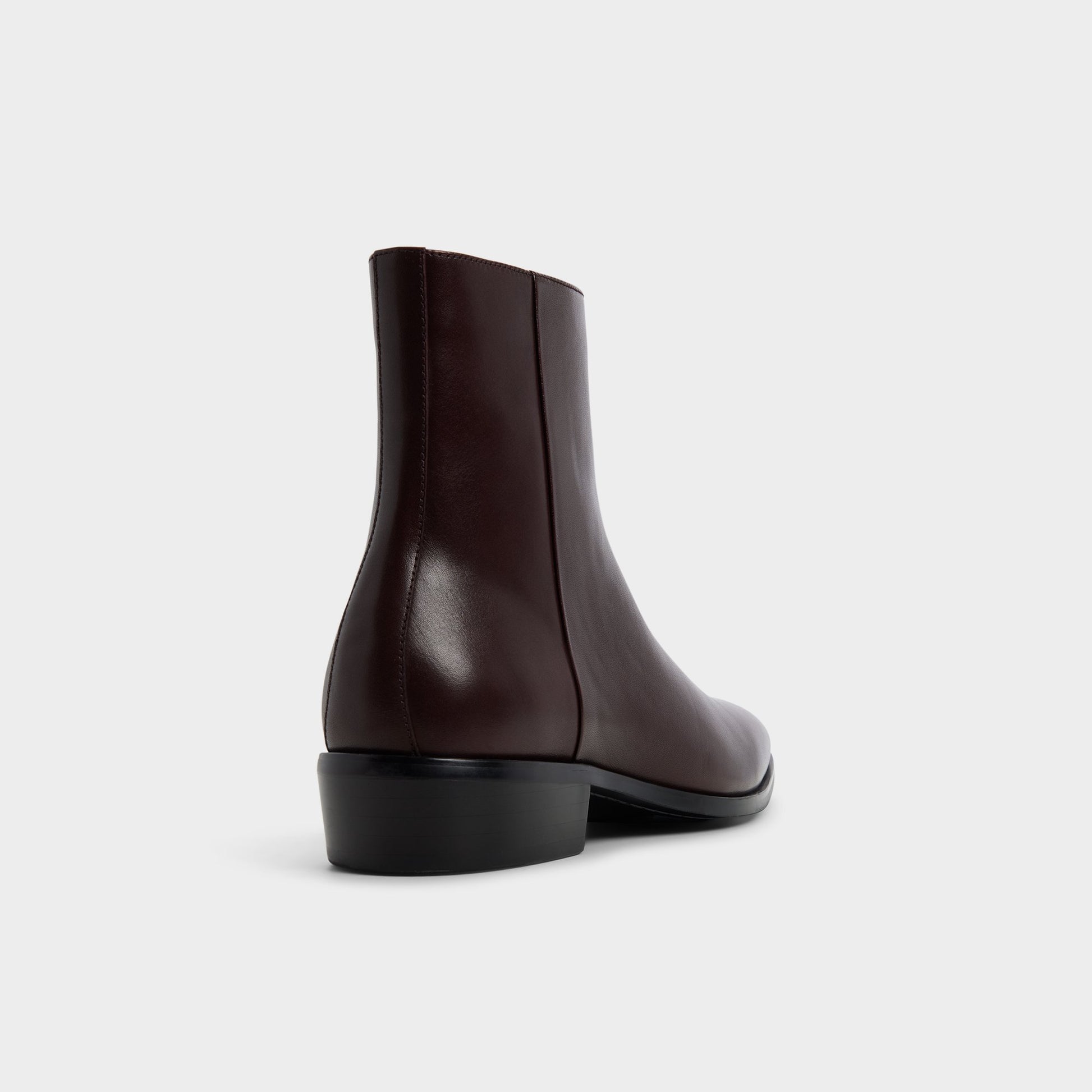 Three-quarter angle of Bordo Amur Ankle boot's back side