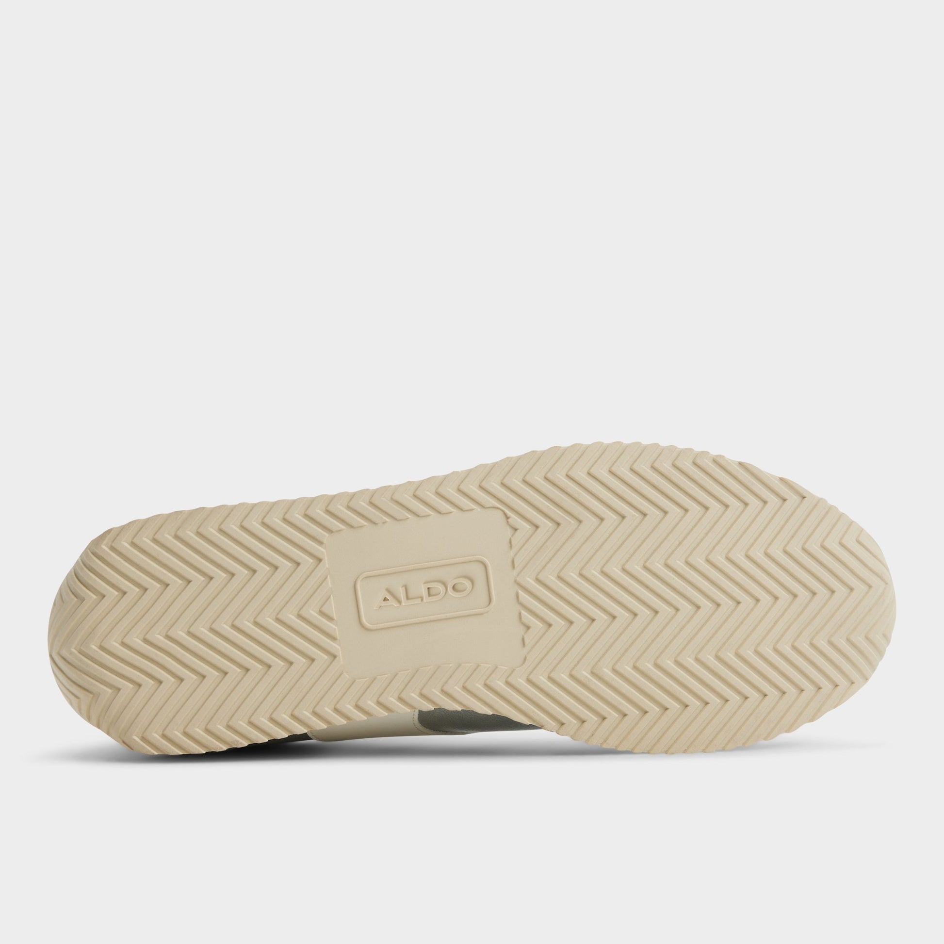 View of Silver Nathaniel Low top sneaker's sole