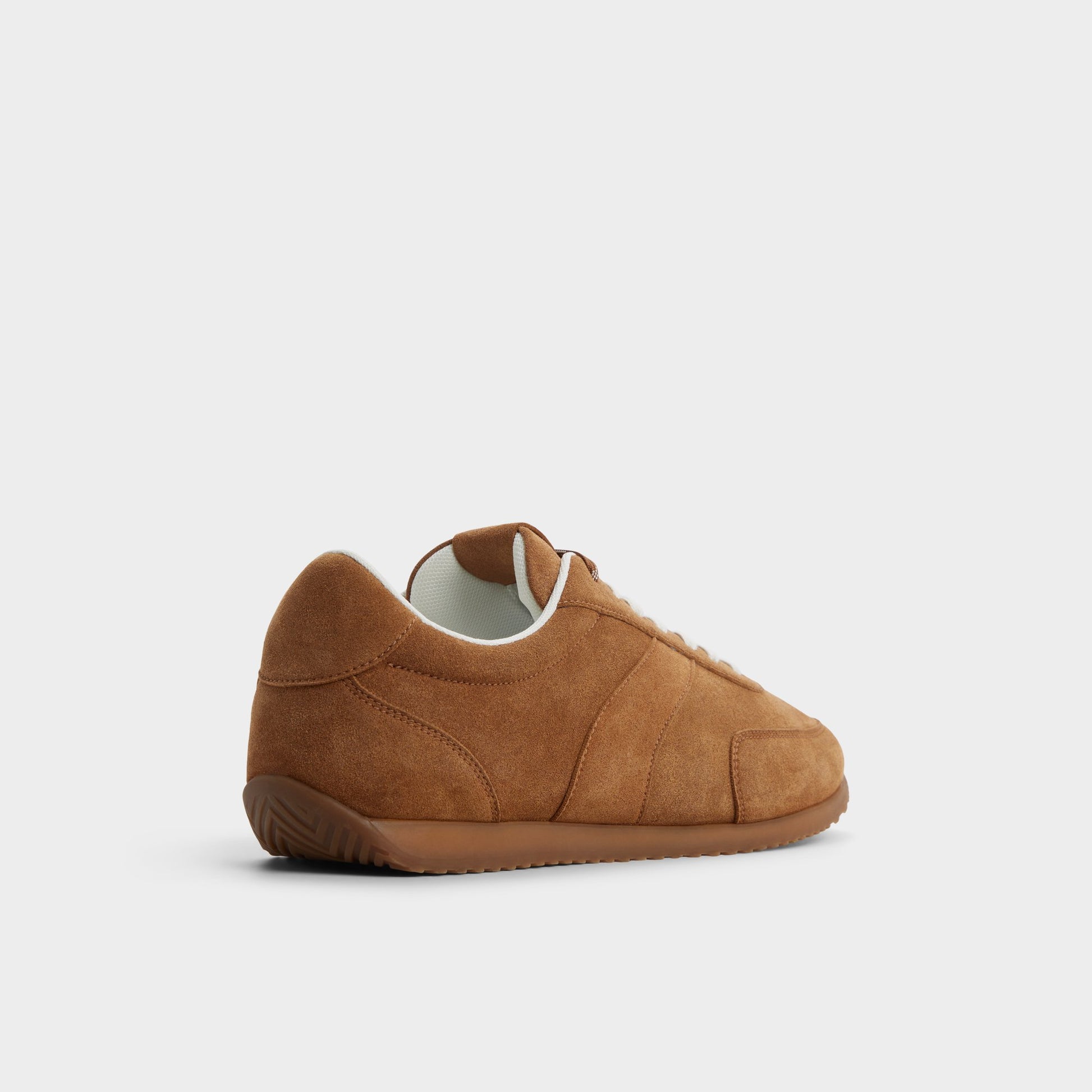 Three-quarter angle of Light brown Nathaniel Low top sneaker's back side