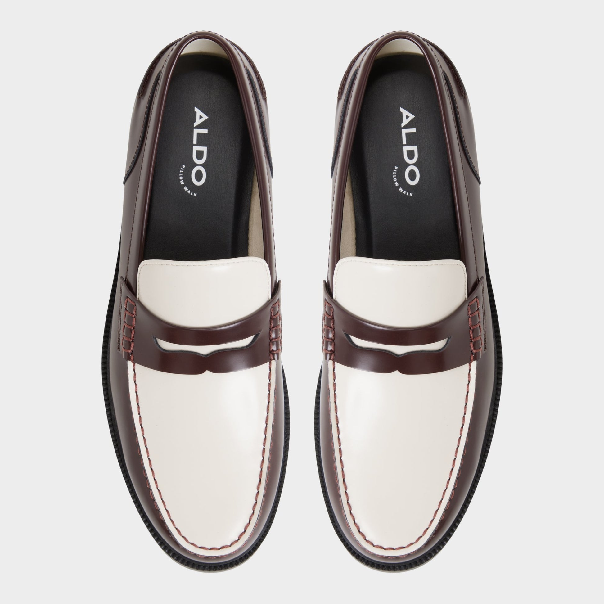 Top-down view of the Bordo Kieran Loafer