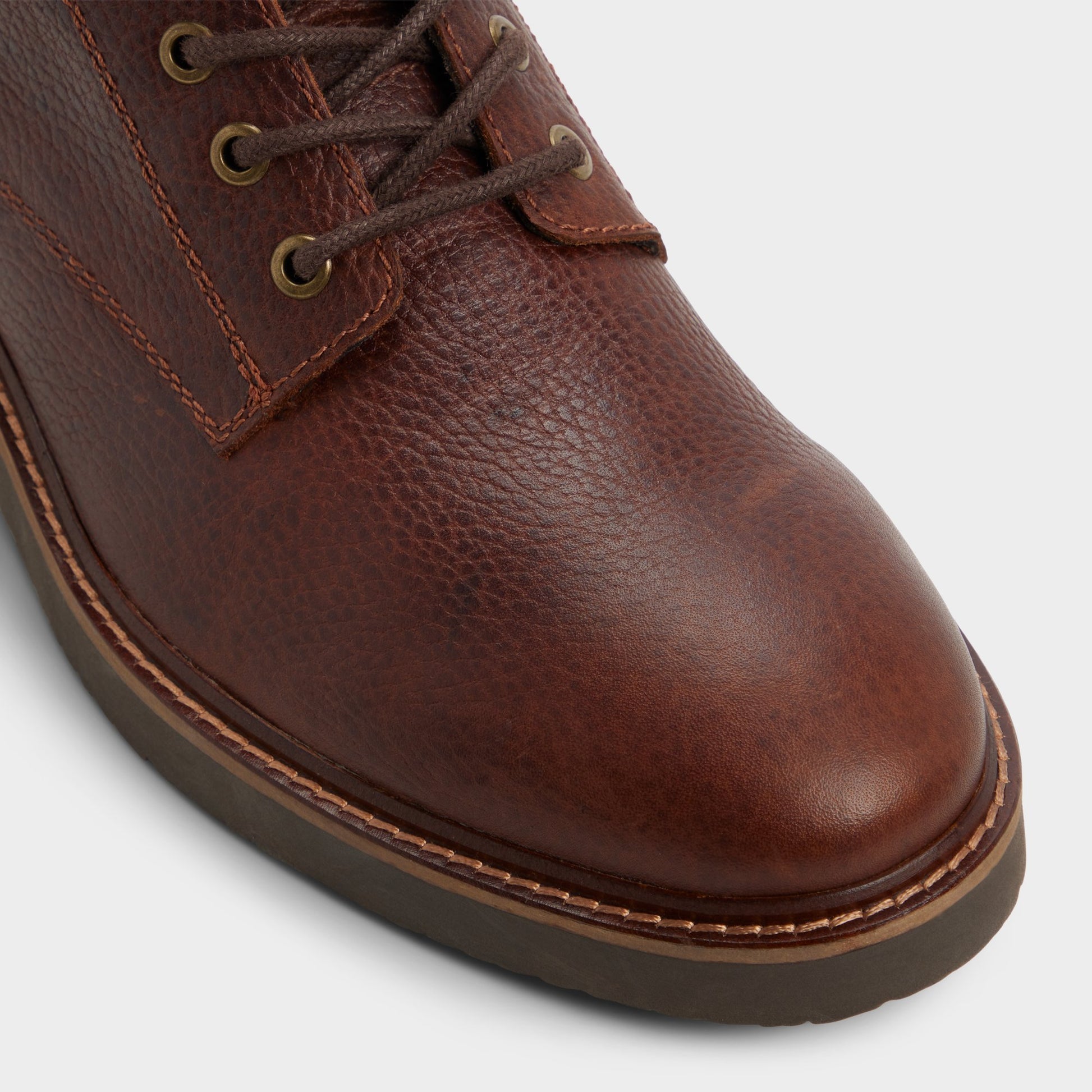 Close-up of the Brown Kaisonn Lace-up boot