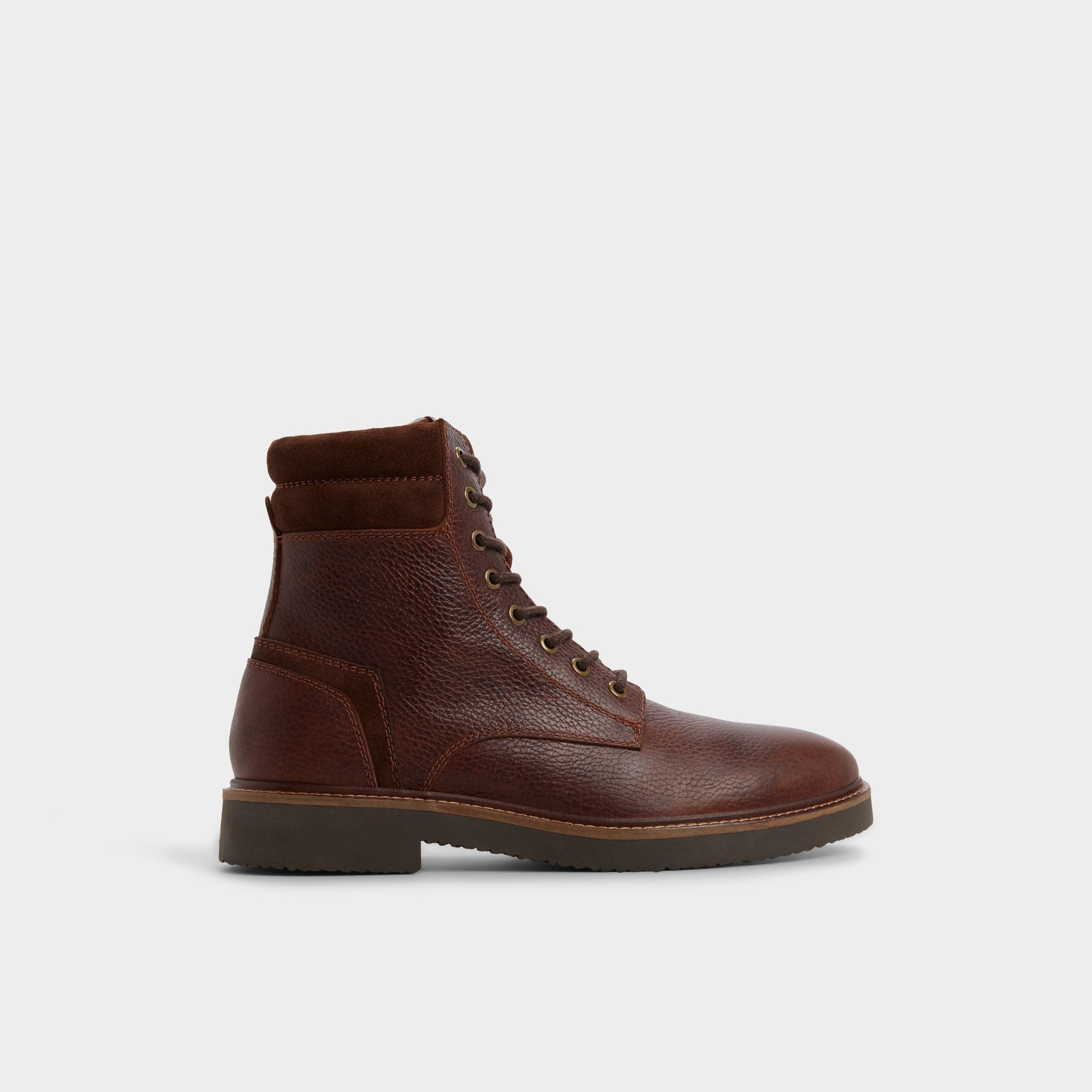 Main View of Brown Kaisonn Lace-up boot for Mens