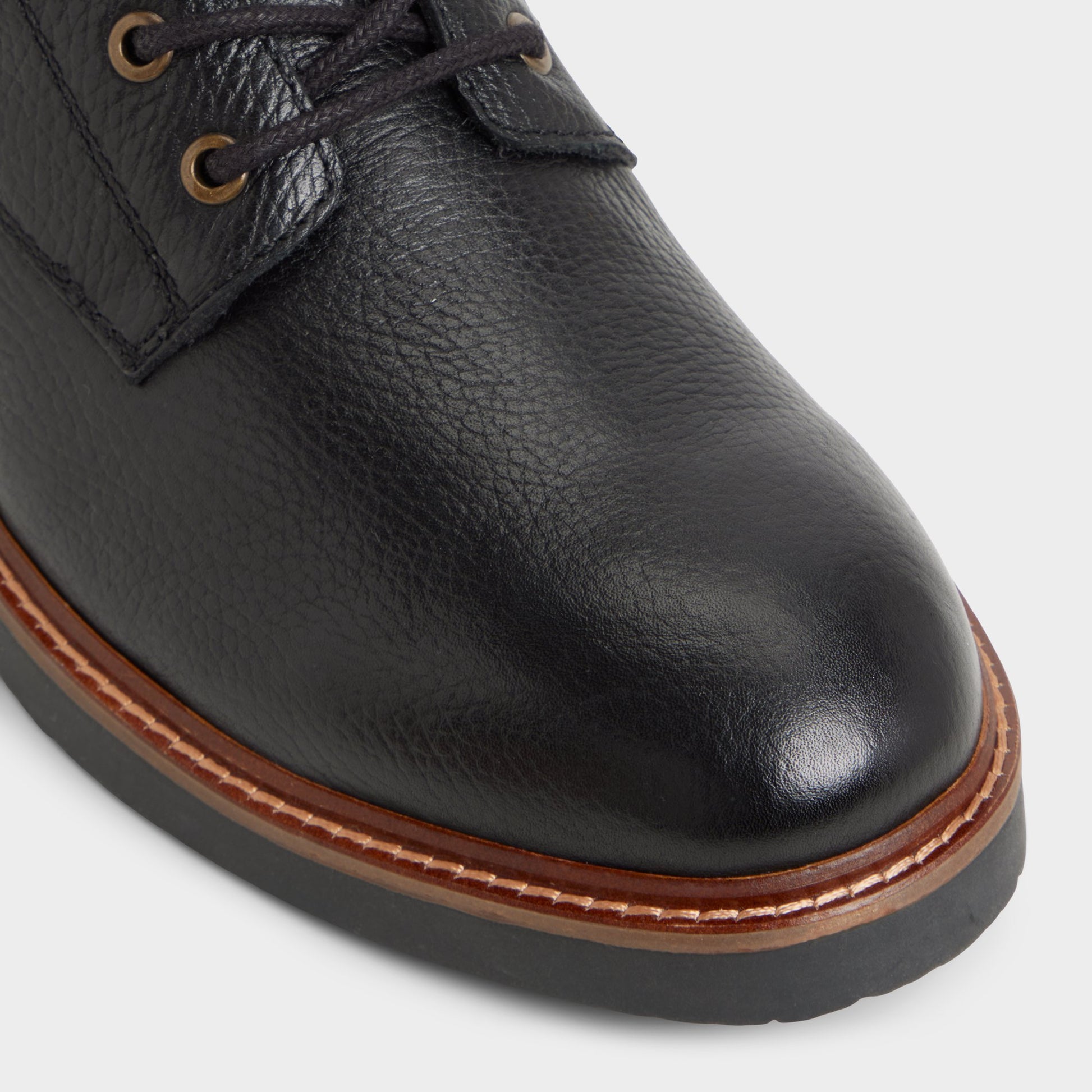 Close-up of the Black Kaisonn Lace-up boot