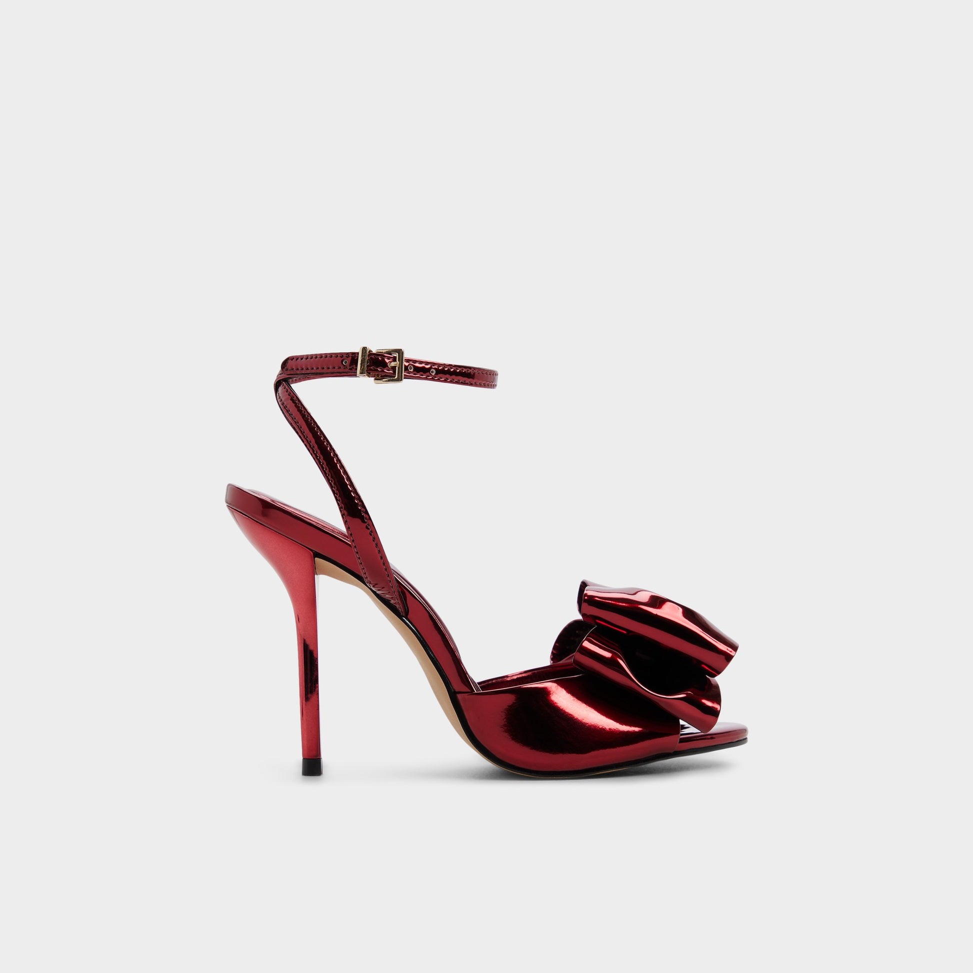 Main View of Medium Red Tinsletta Heeled sandal for Womens