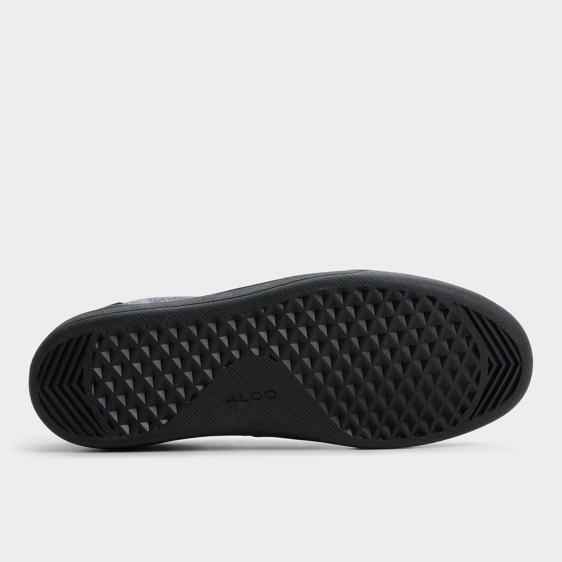 View of Black Combo Uptown Low top sneaker's sole