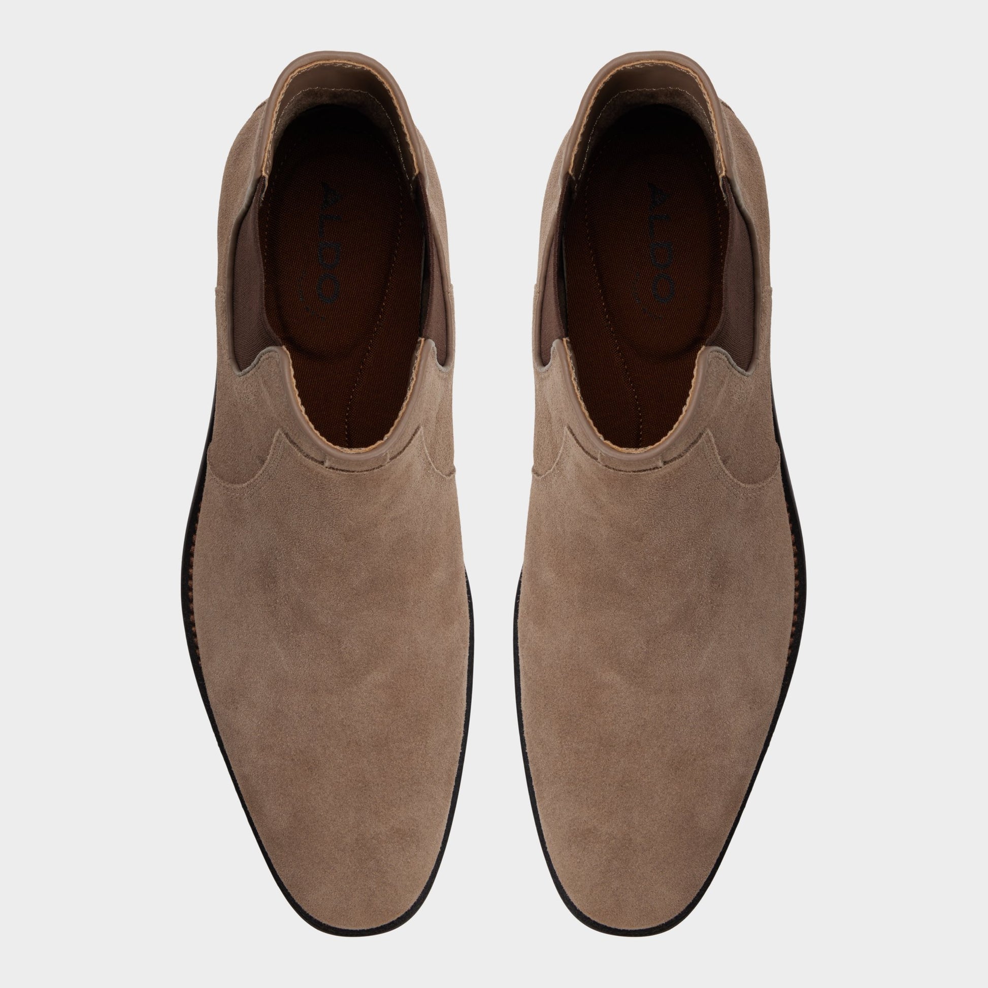 Top-down view of the Taupe Primary - Multi Hunter Chelsea boot