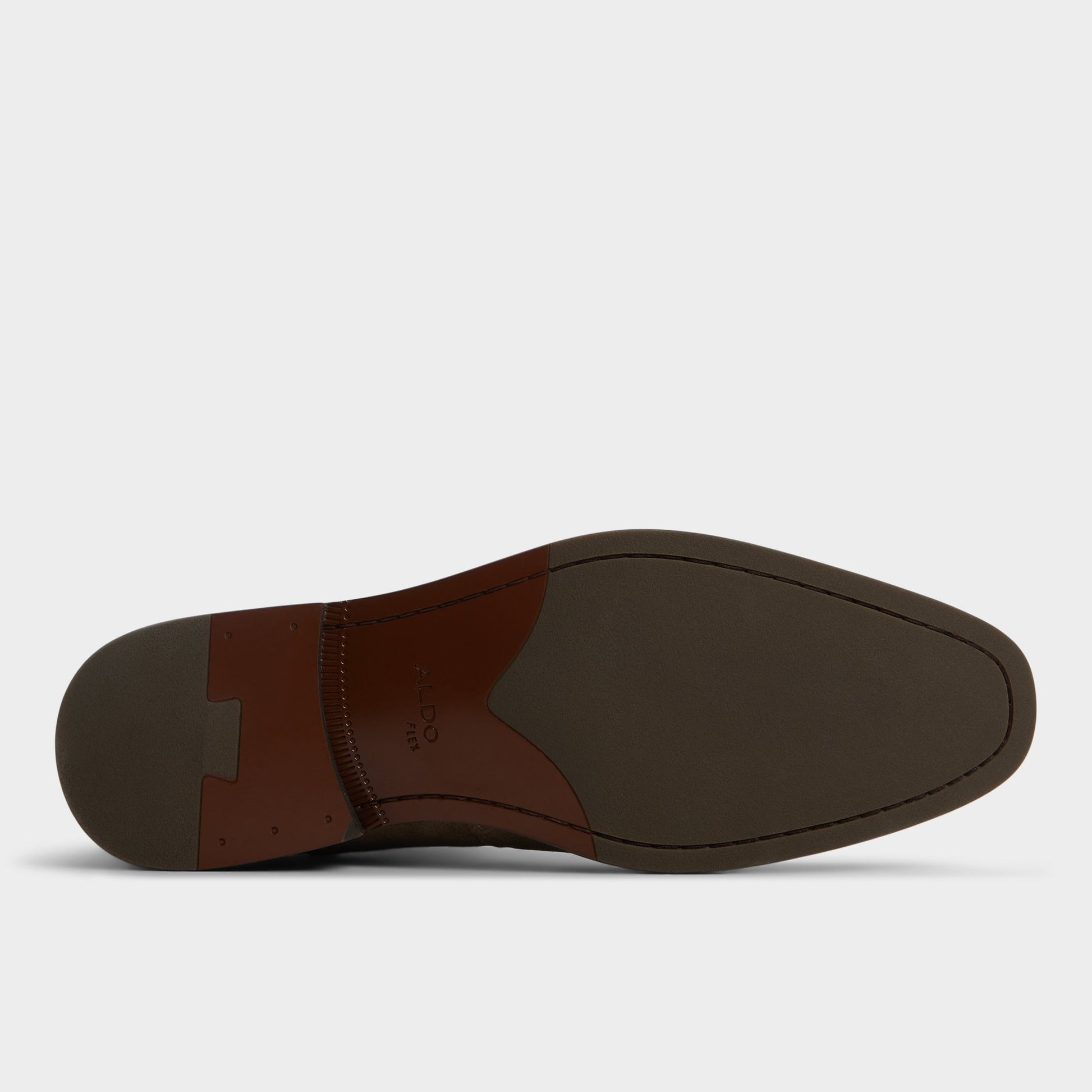 View of Taupe Primary - Multi Hunter Chelsea boot's sole