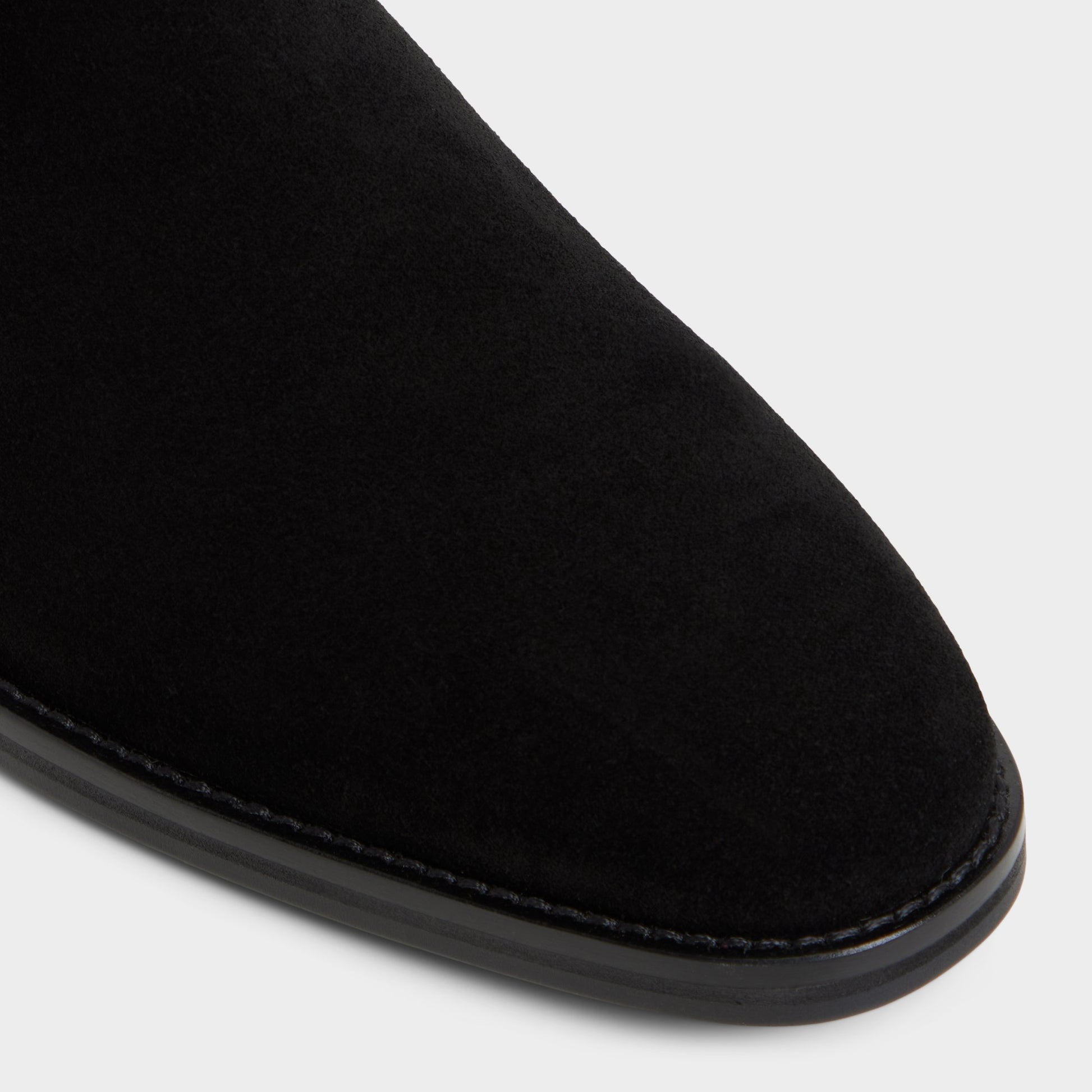 Close-up of the Other Black Hunter Chelsea boot