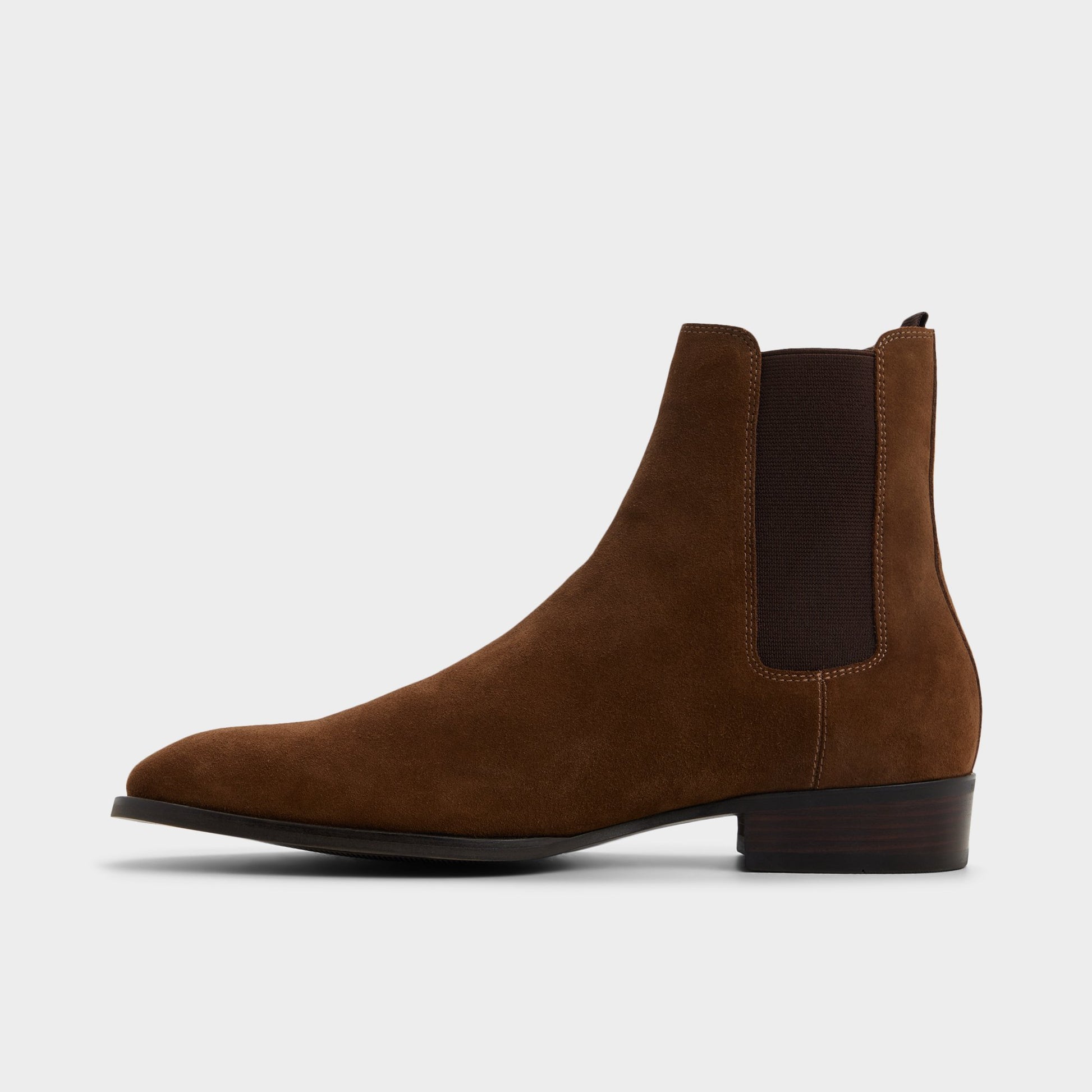 Side view of Other brown Bert Chelsea boot