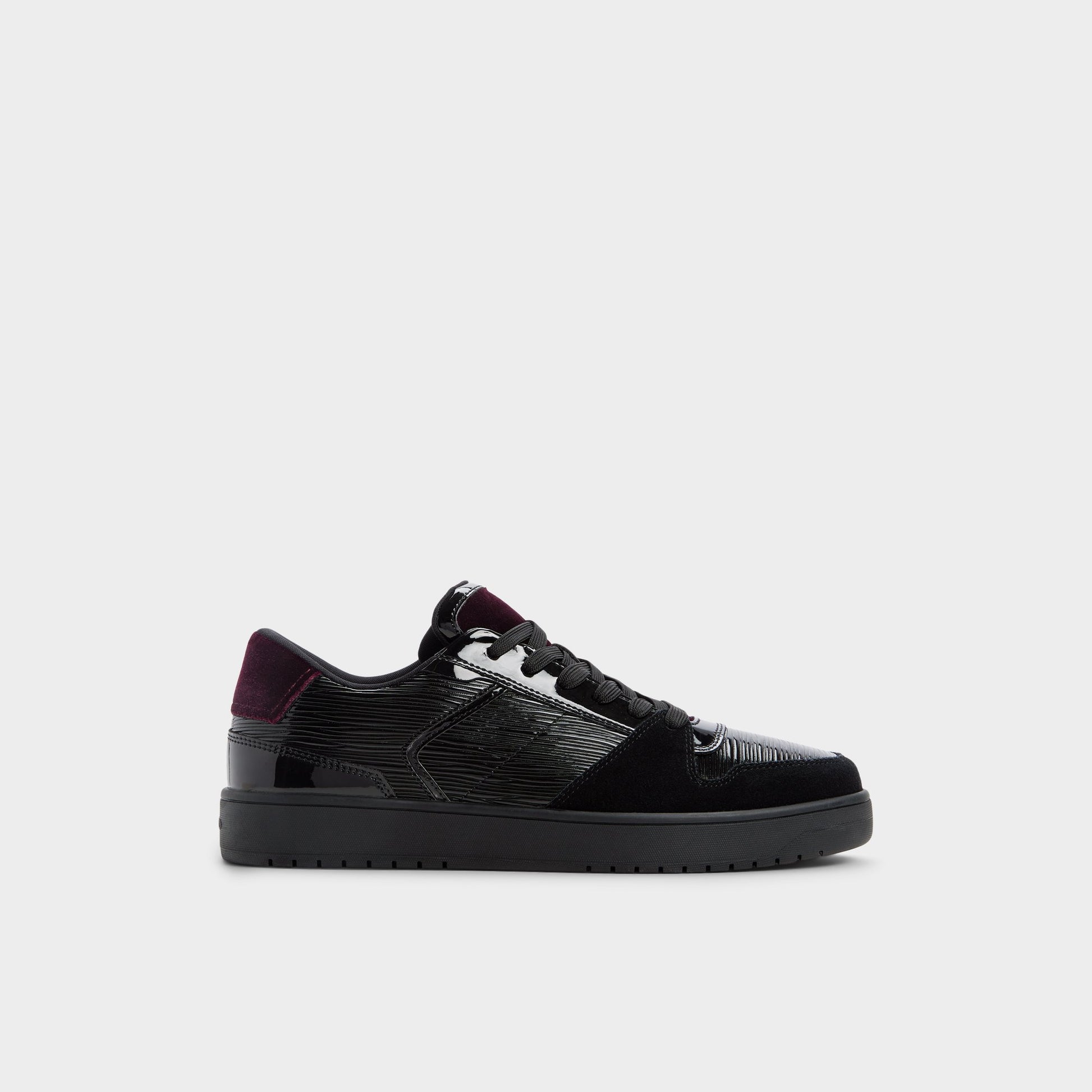 Main View of Black combo Zethan Low top sneaker for Mens