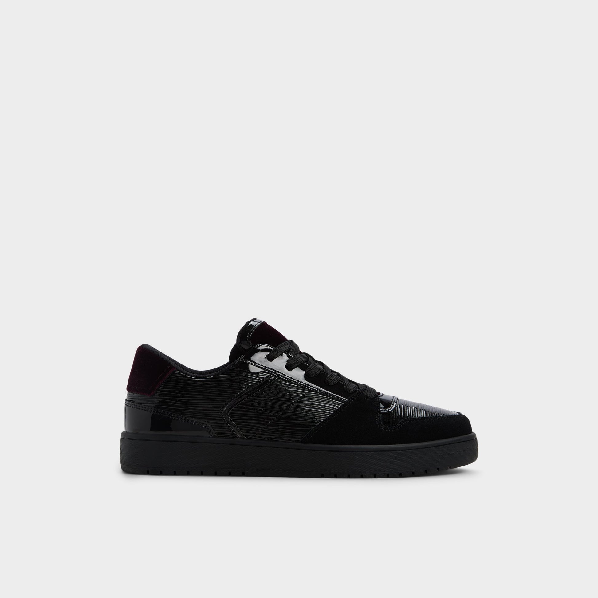 Main View of Black Combo Zethan Low top sneaker for Mens