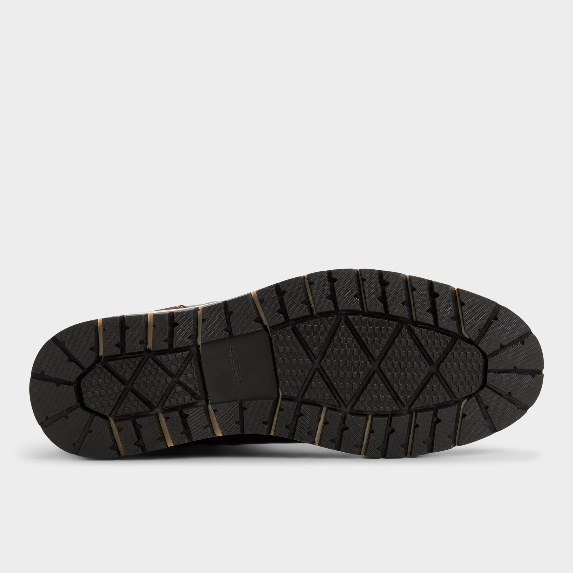 View of Cognac Armie Lace-up boot's sole
